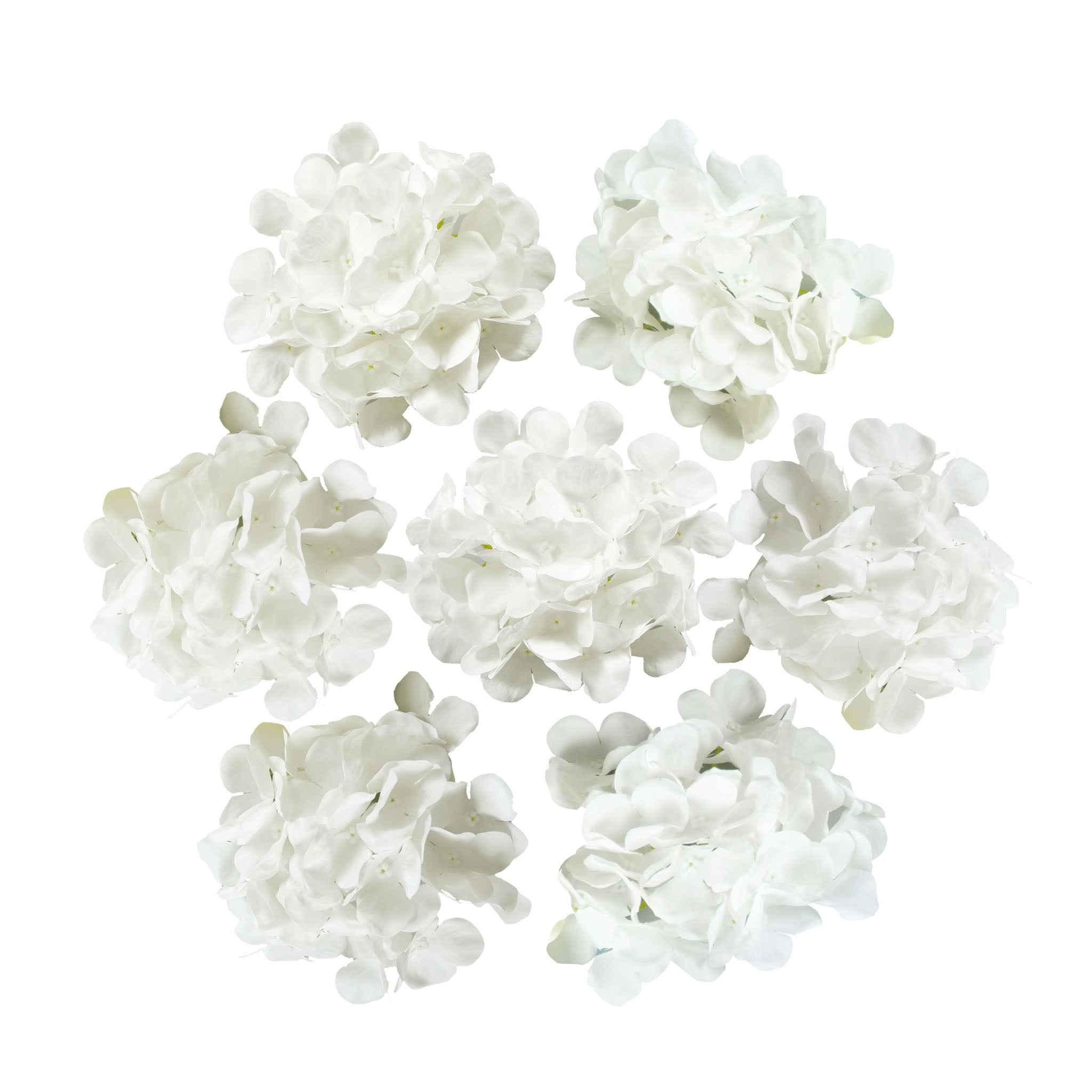 Silk Hydrangea Flower Heads 6"