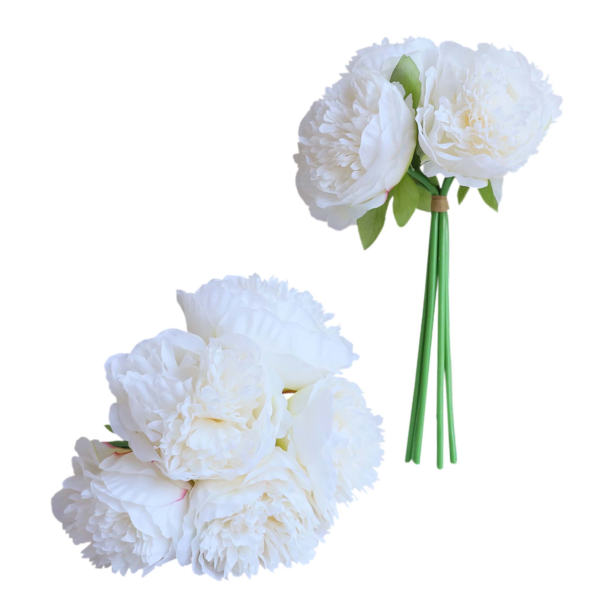 Silk Peony Bouquet Wedding Decoration Fake Flower Arrangement