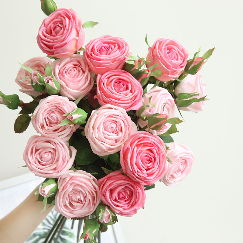 Real Looking Fake Flowers Realistic Cabbage Roses
