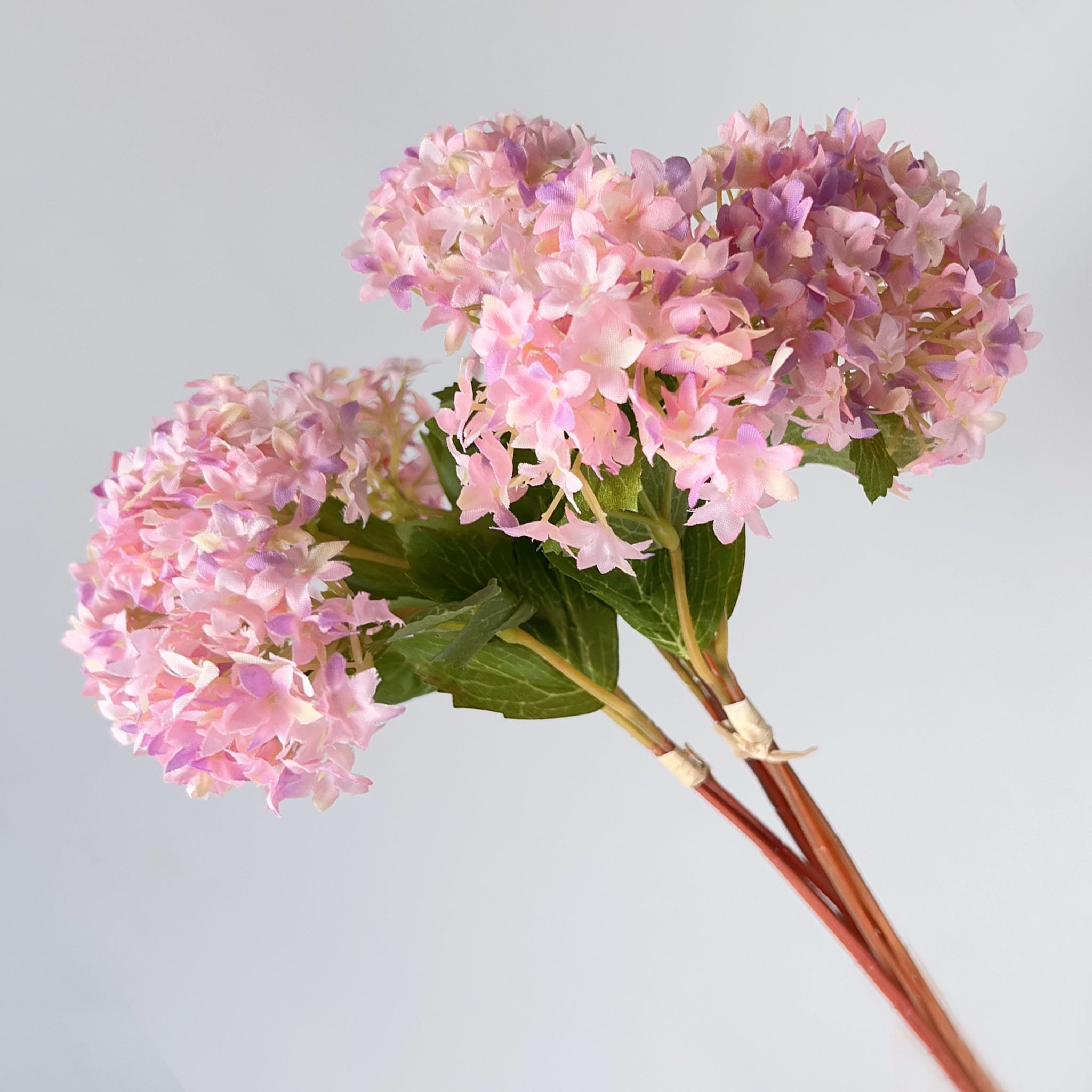 Faux Hydrangea Bundle Mini Hydrangeas Flowers