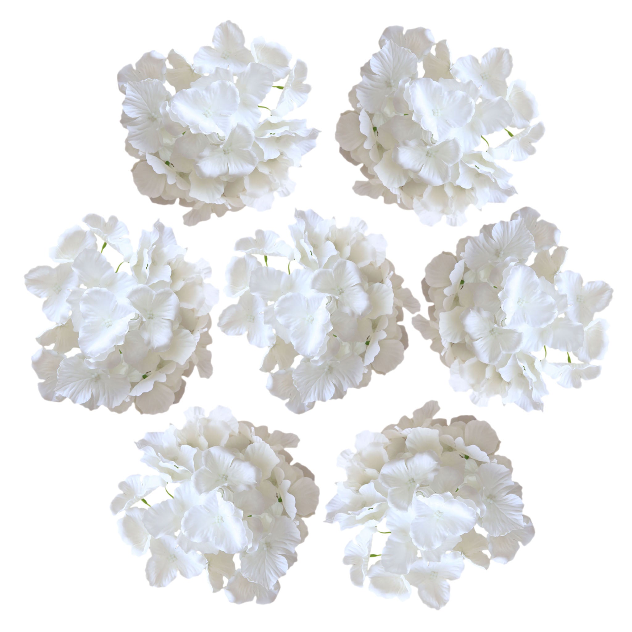 Artificial Silk Hydrange Flower Heads 7 inch