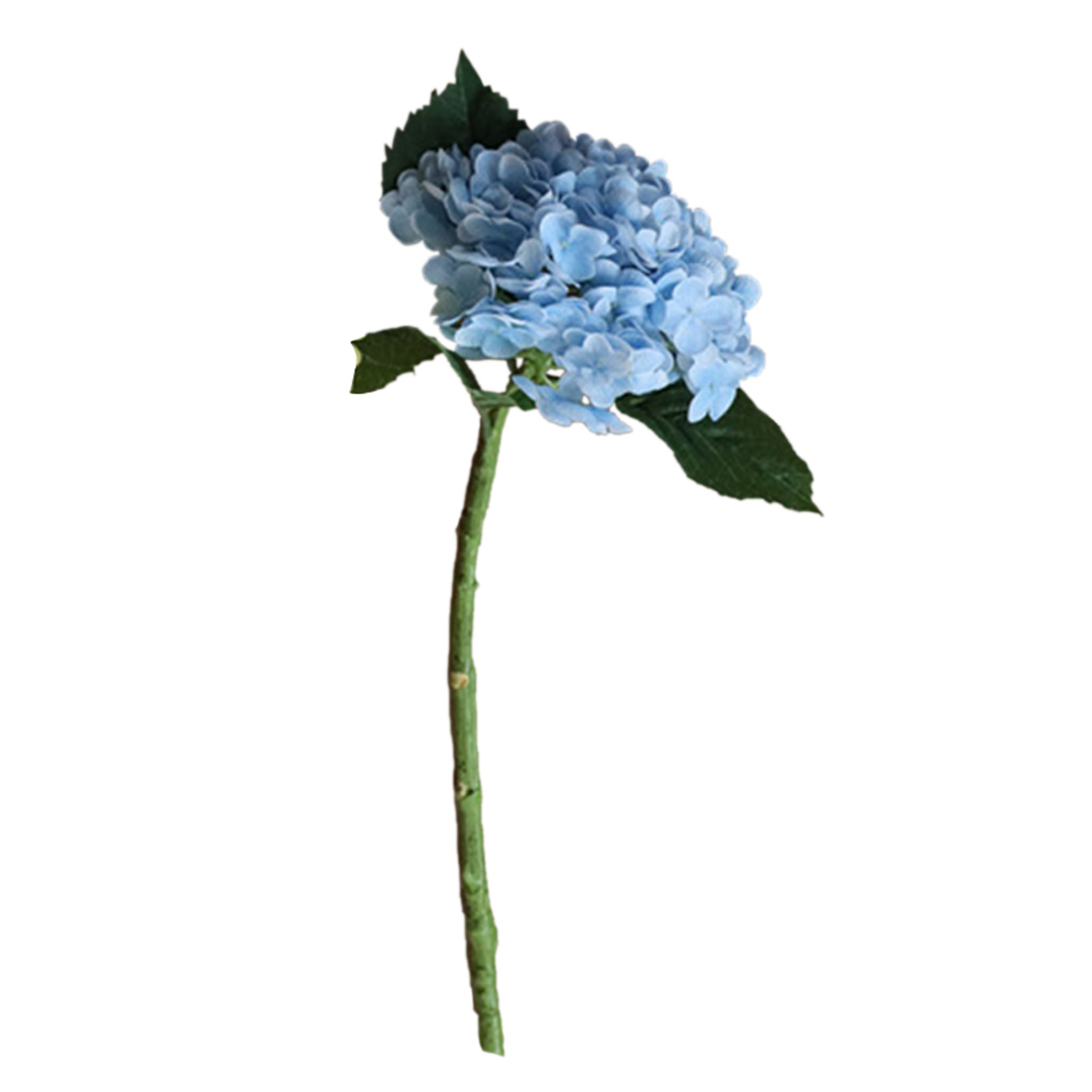 Blue Hydrangea Bush Fake Flowers Wedding Decor