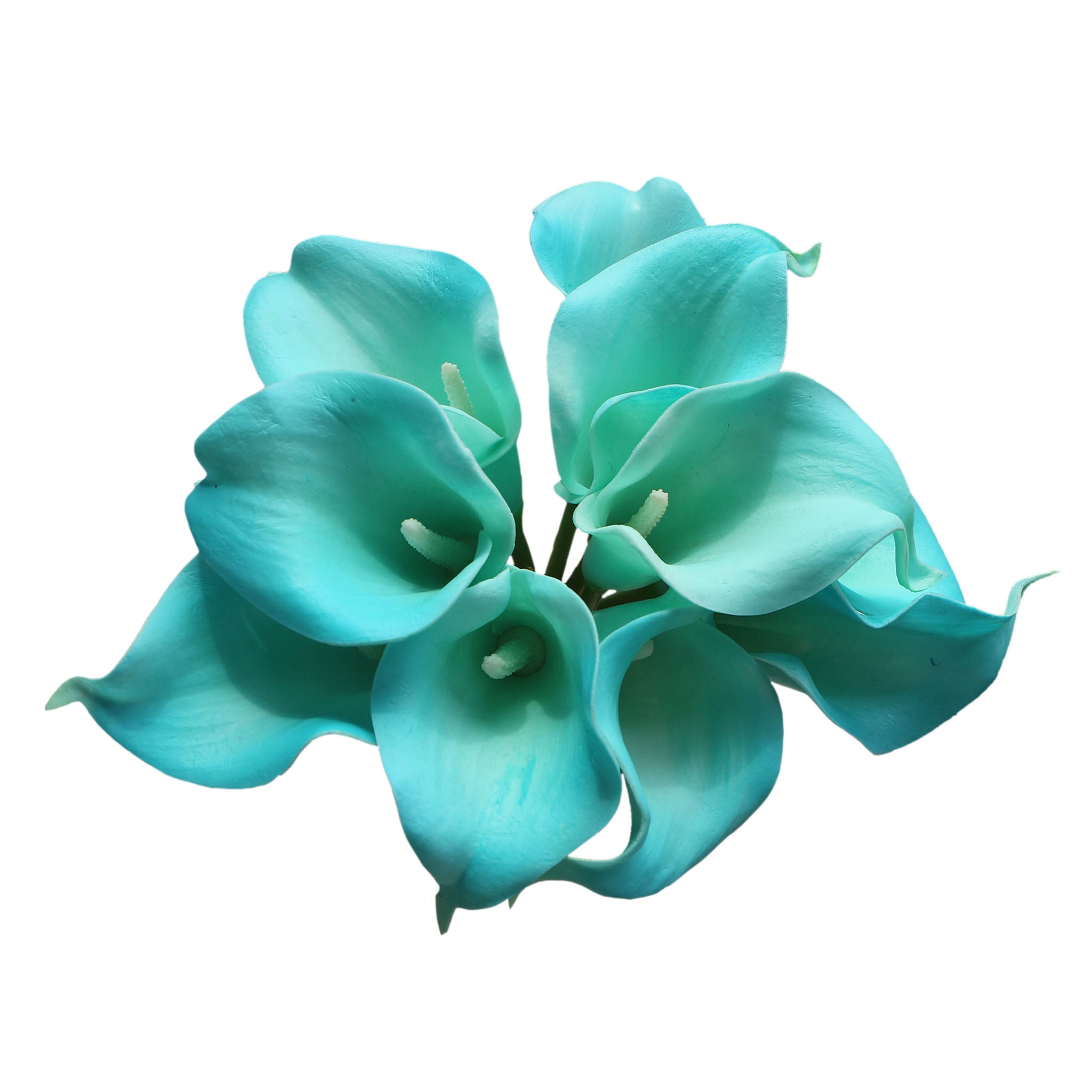 Spa Blue Calla Lily Real Touch Flowers
