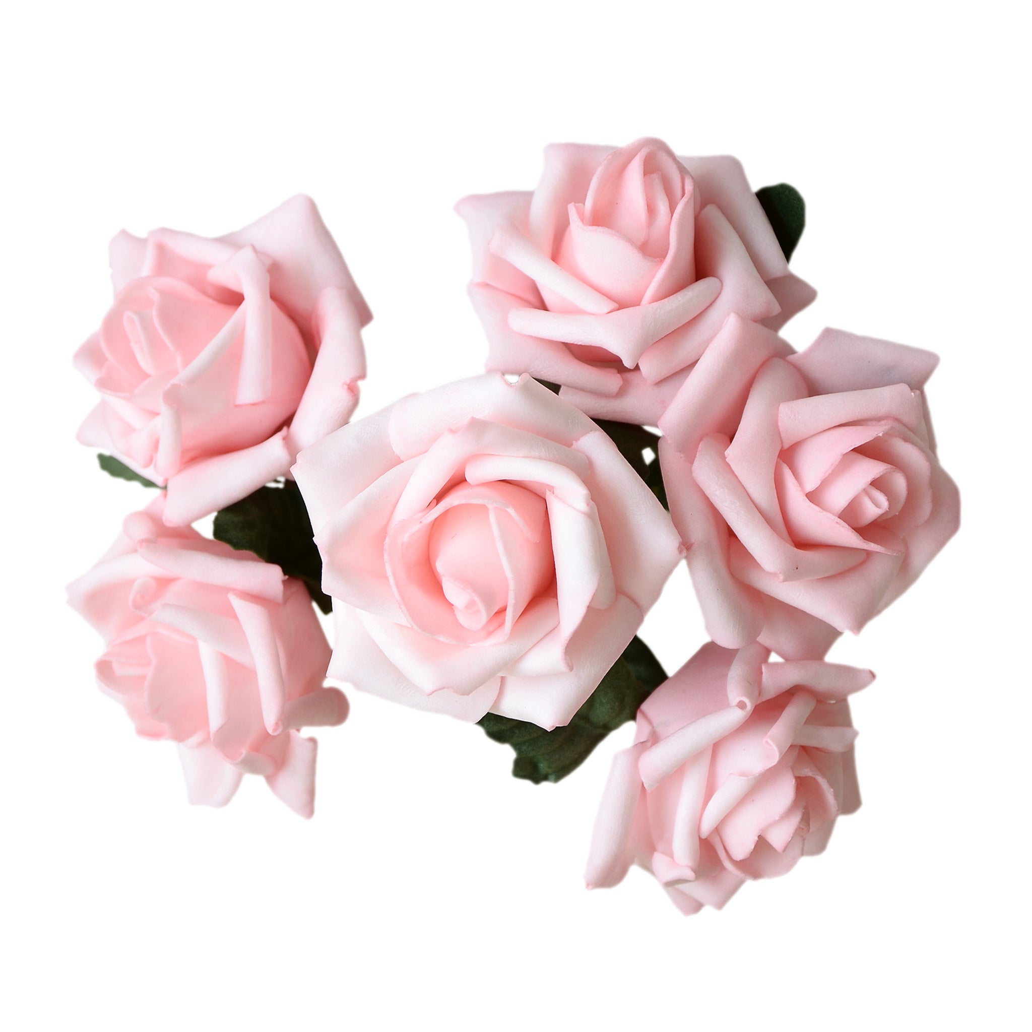 Light Pink Artificial Flowers Wedding Supplies Fake Roses
