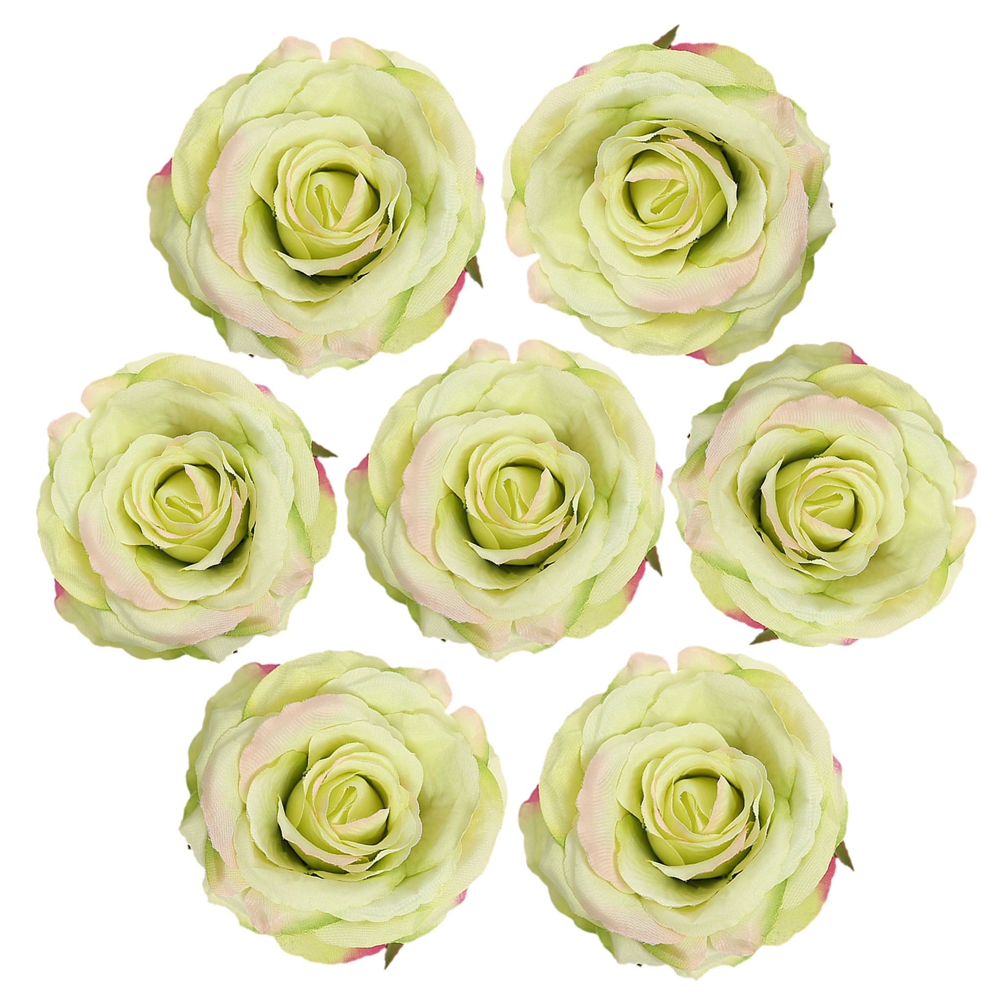 Bulk Big Silk Rose Flower Heads 4.3 inch