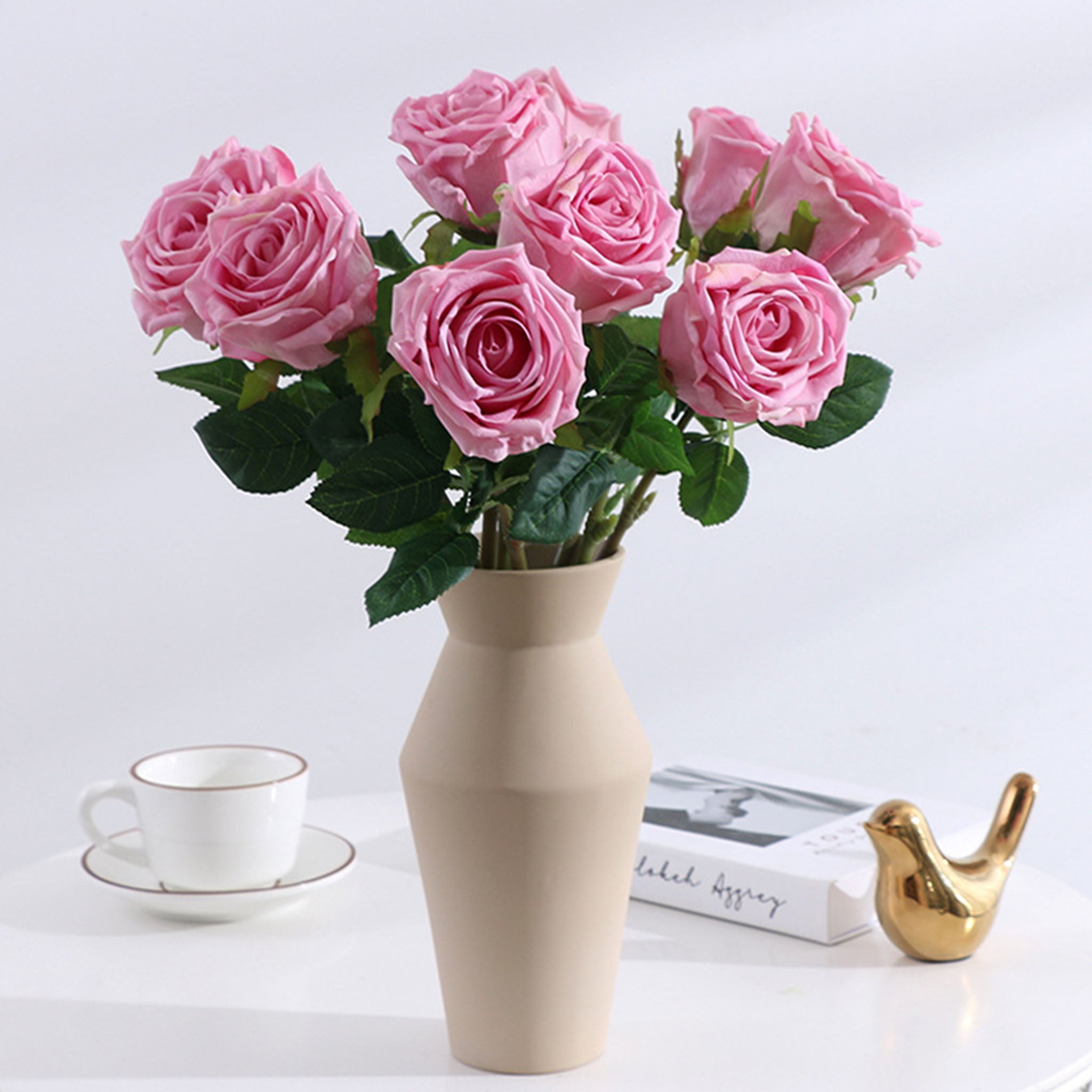 Real Touch Roses Artificial Flowers 17"