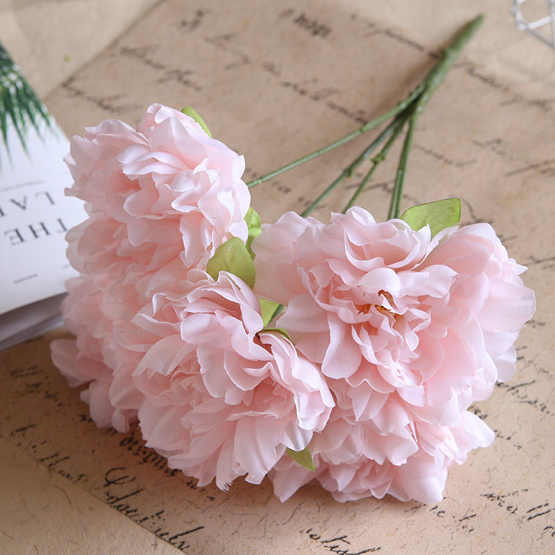 Fake Peony Flowers Artificial Wedding Floral Arrangement