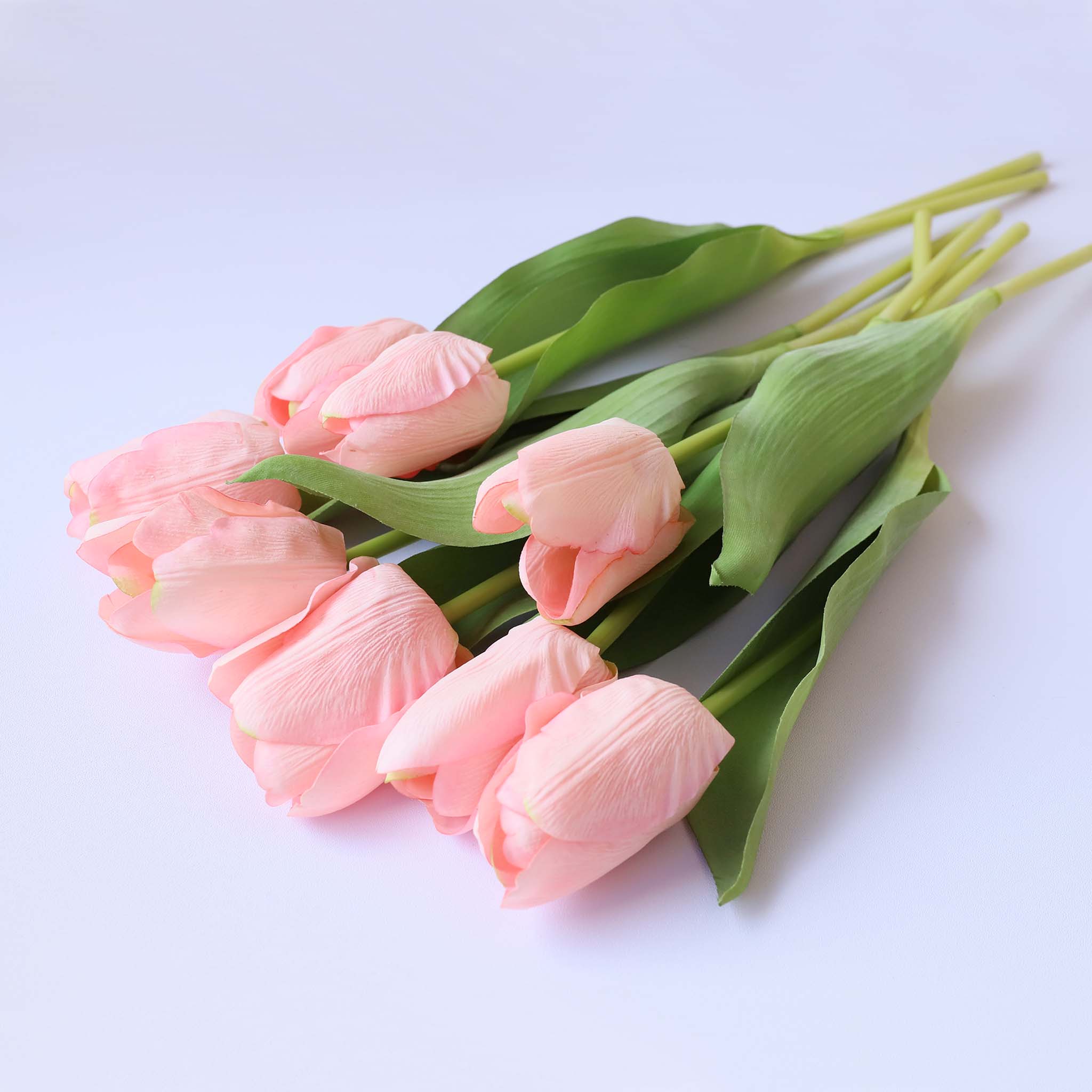 Real Touch Tulips Silk Flowers for Home Decor