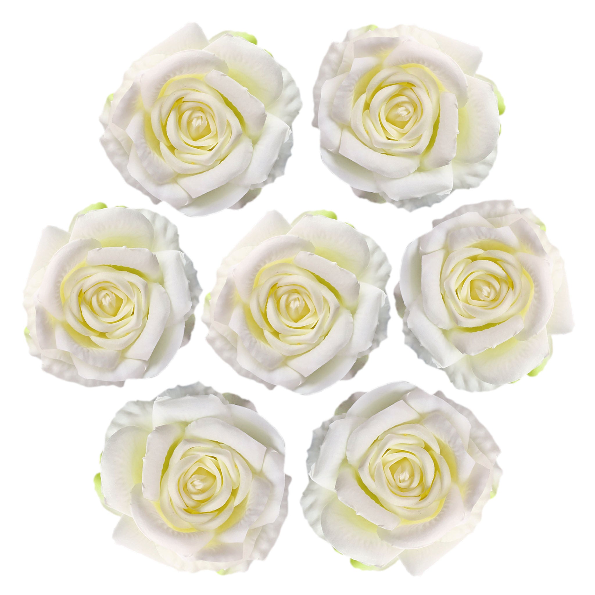 Large Silk Roses Bulk Artificial Flower Heads