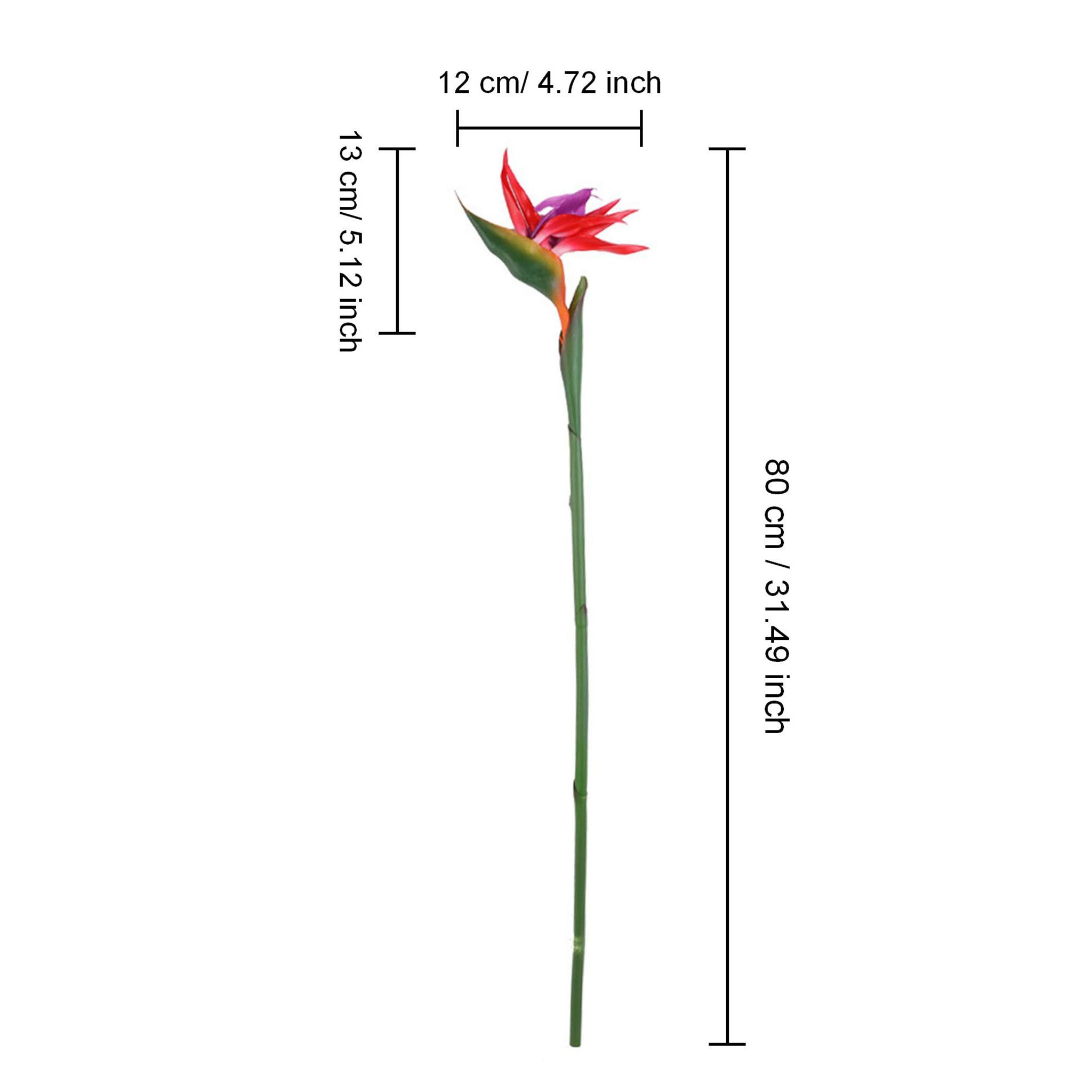 Real Touch Flowers Fake Bird Of Paradise 10 Stems