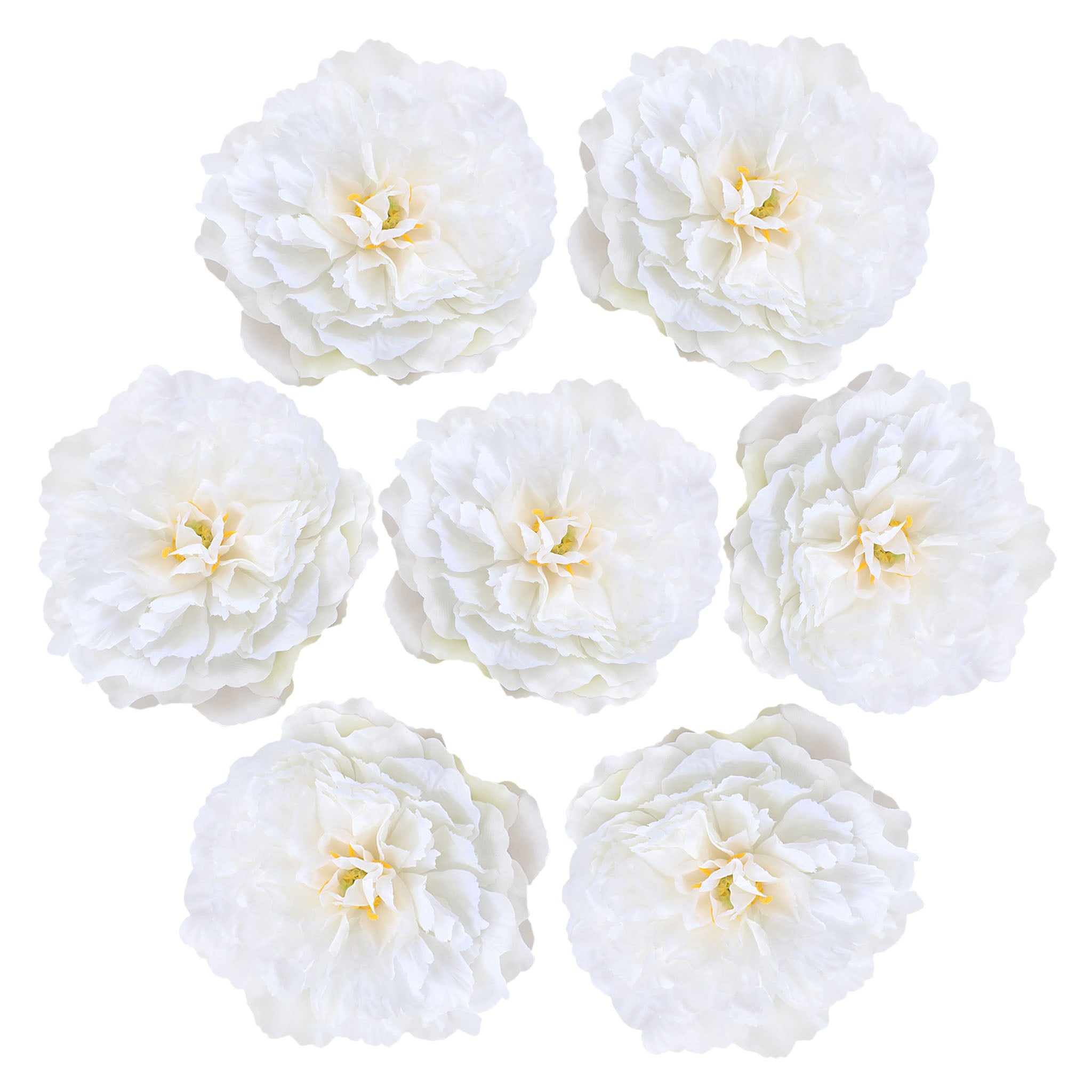 Bulk Large Peony Flowers Silk Flower Heads 6.3"