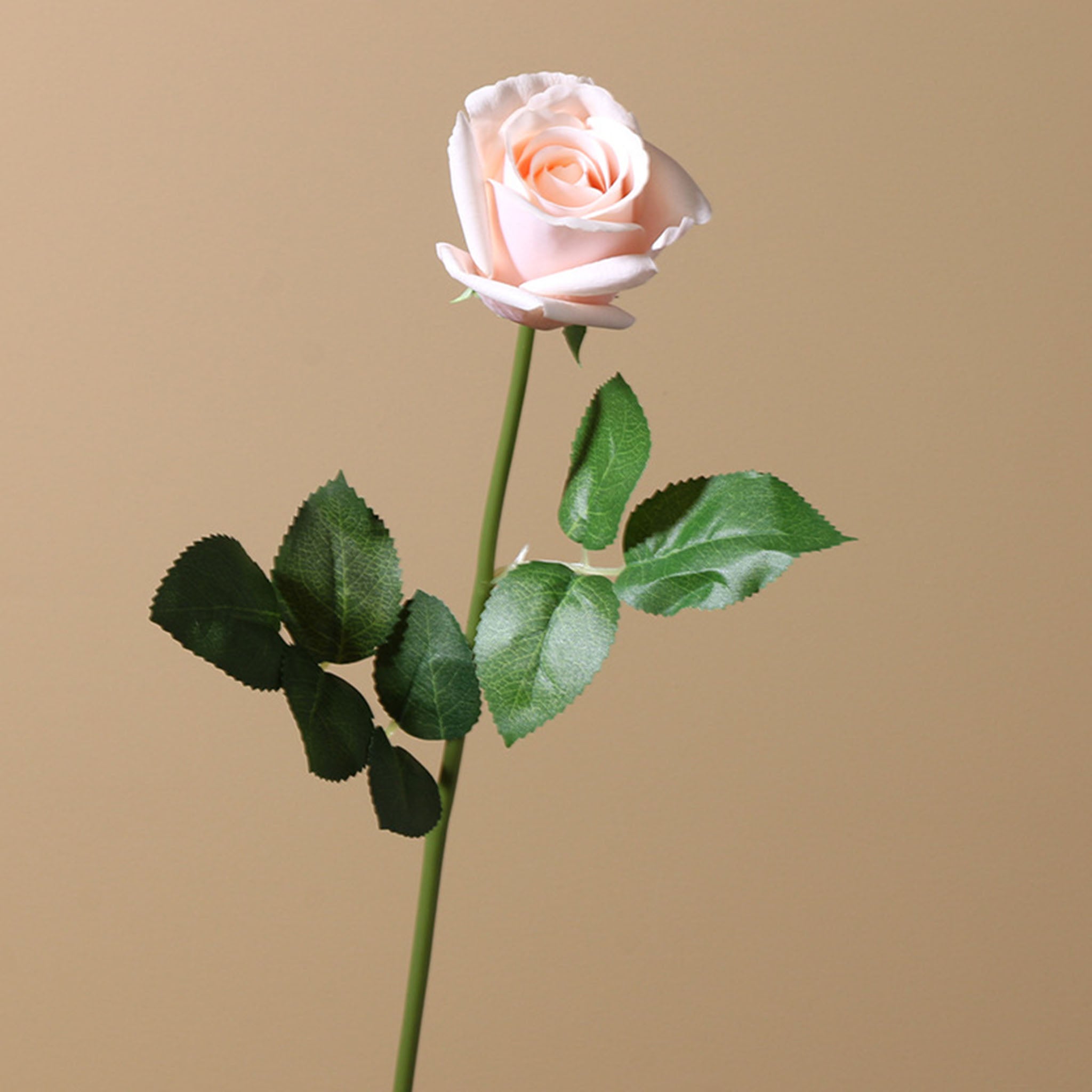 Realistic Flowers Real Touch Half Open Roses 22"