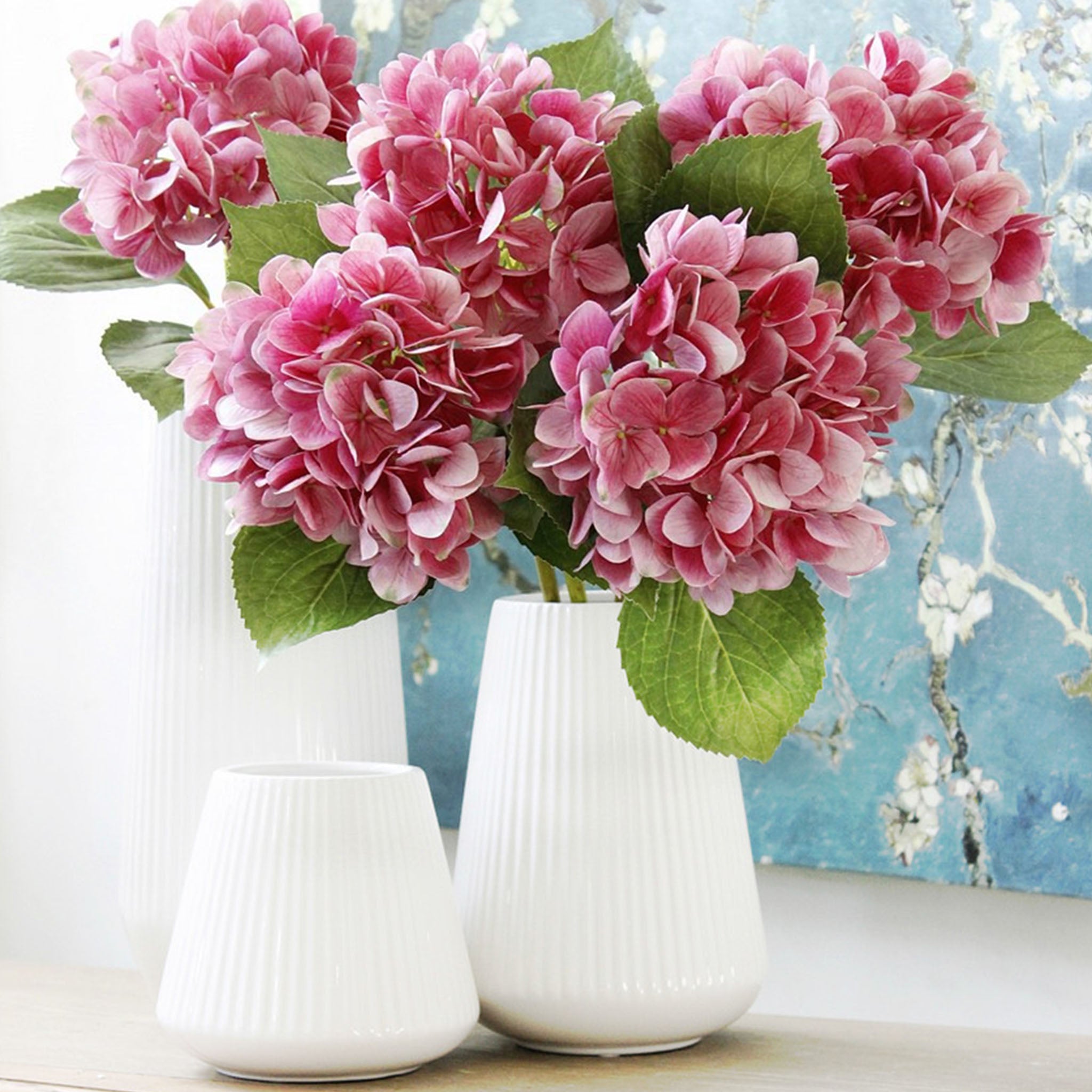 Artificial Hydrangea Flowers Silk Hydrangeas