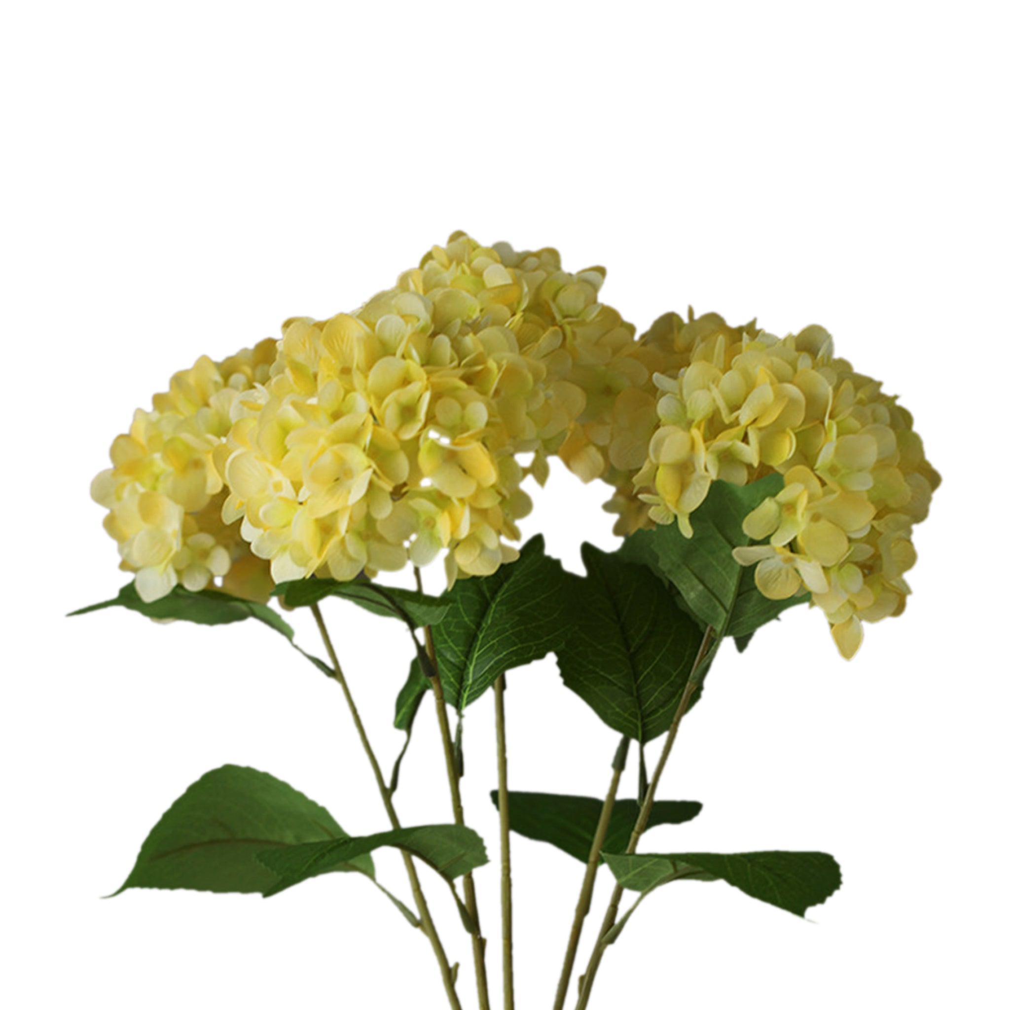 Fake Hydrangea Bush White Blue Teal Spa
