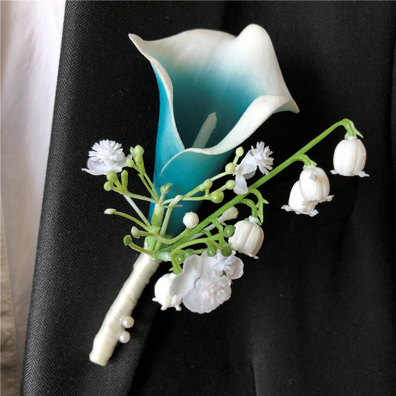 Groom Boutonniere for Wedding Prom Party Flower Corsage