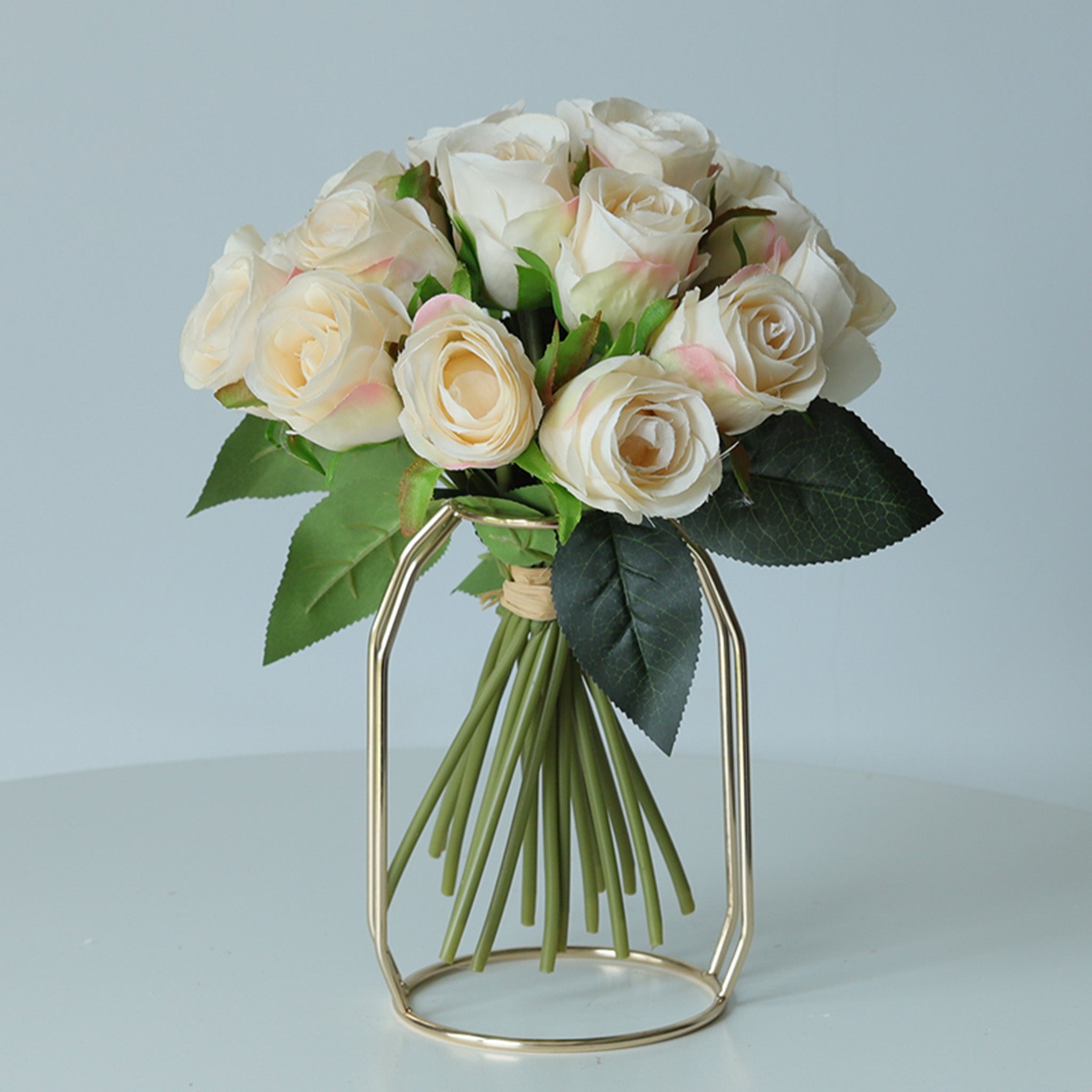 Artificial Silk Rose Buds Bouquet