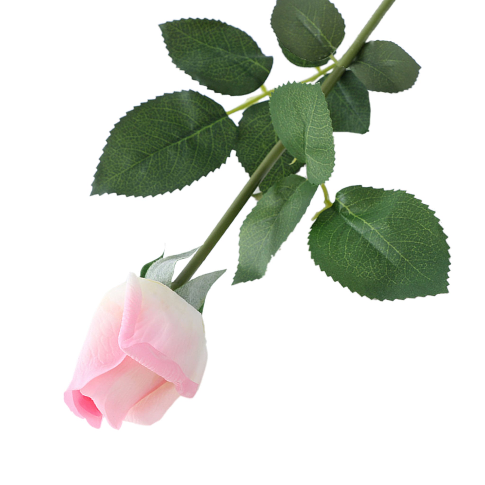 Real Touch Flowers Silk Rosebud Faux Flower
