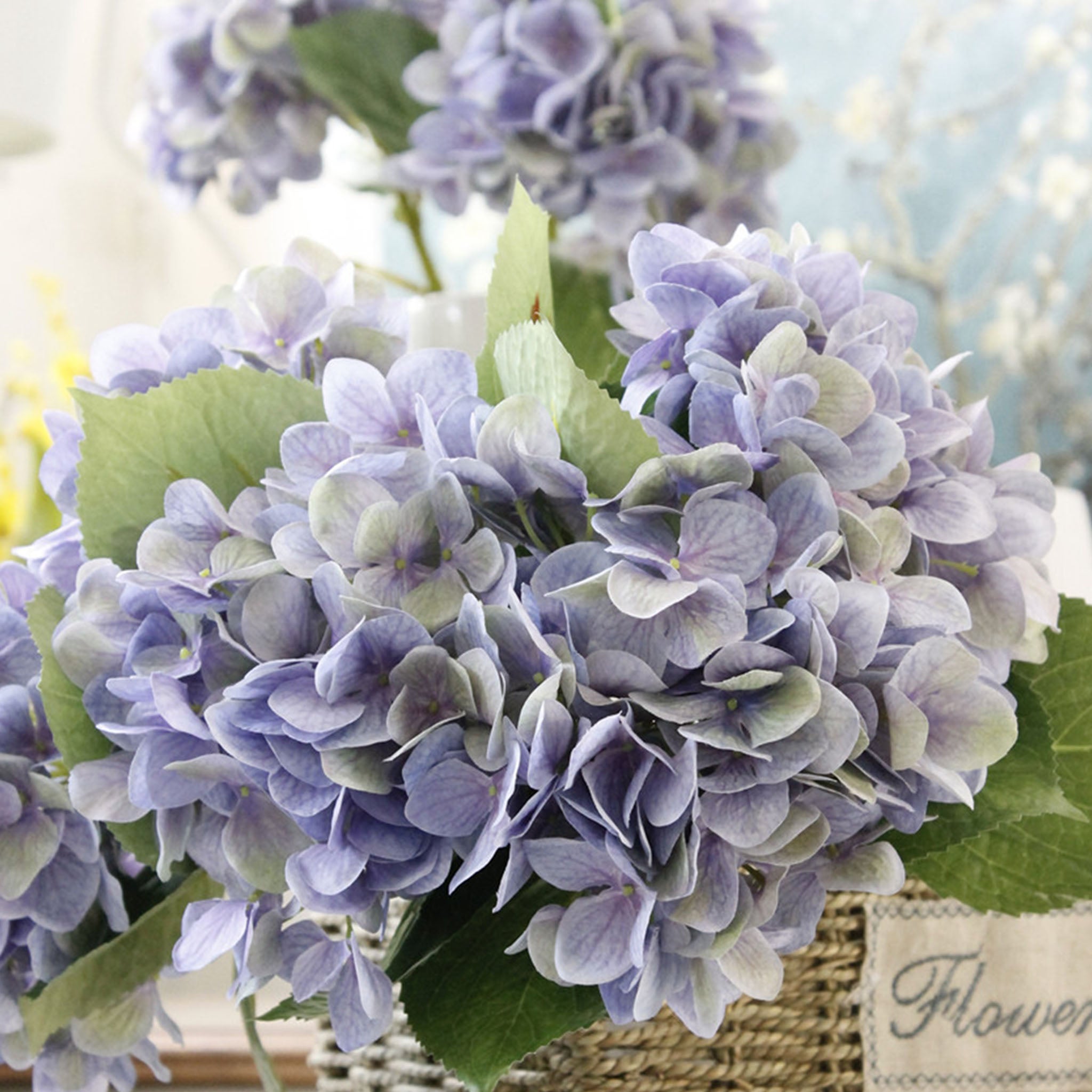 Artificial Hydrangea Flowers Silk Hydrangeas