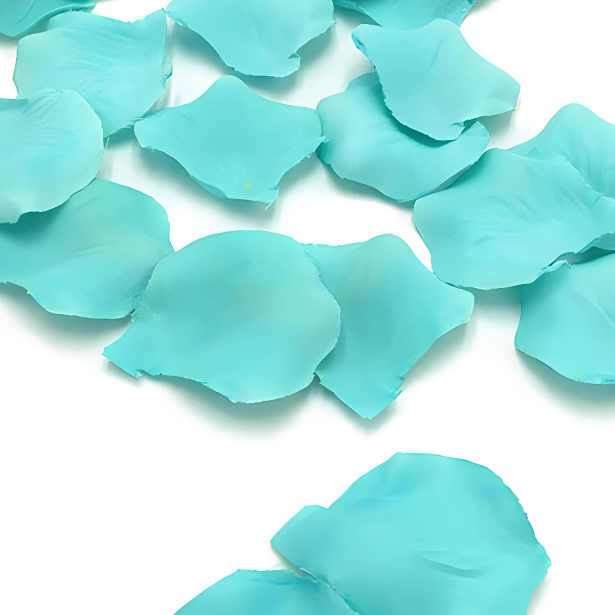 Turquoise Green Flower Petals Fabric Fake Rose Petals 500pcs