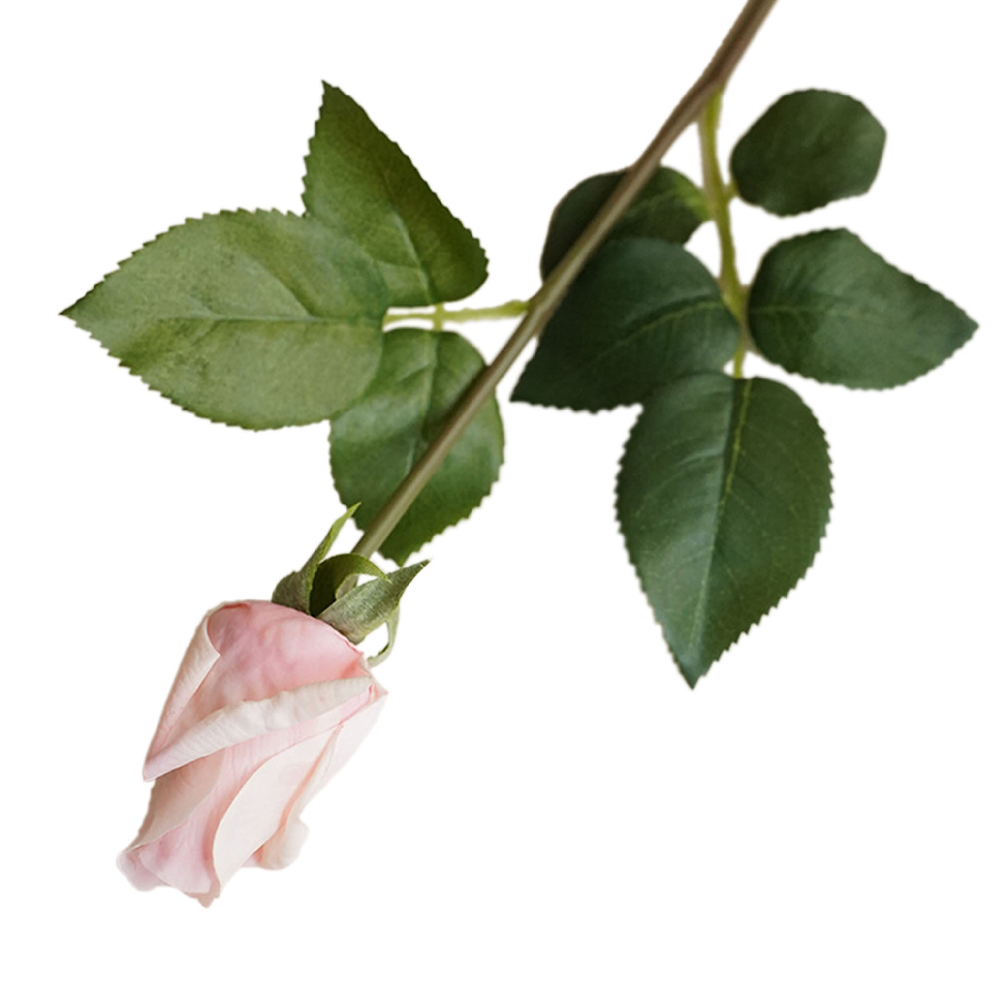 Real Touch Flowers Silk Rosebud Faux Flower