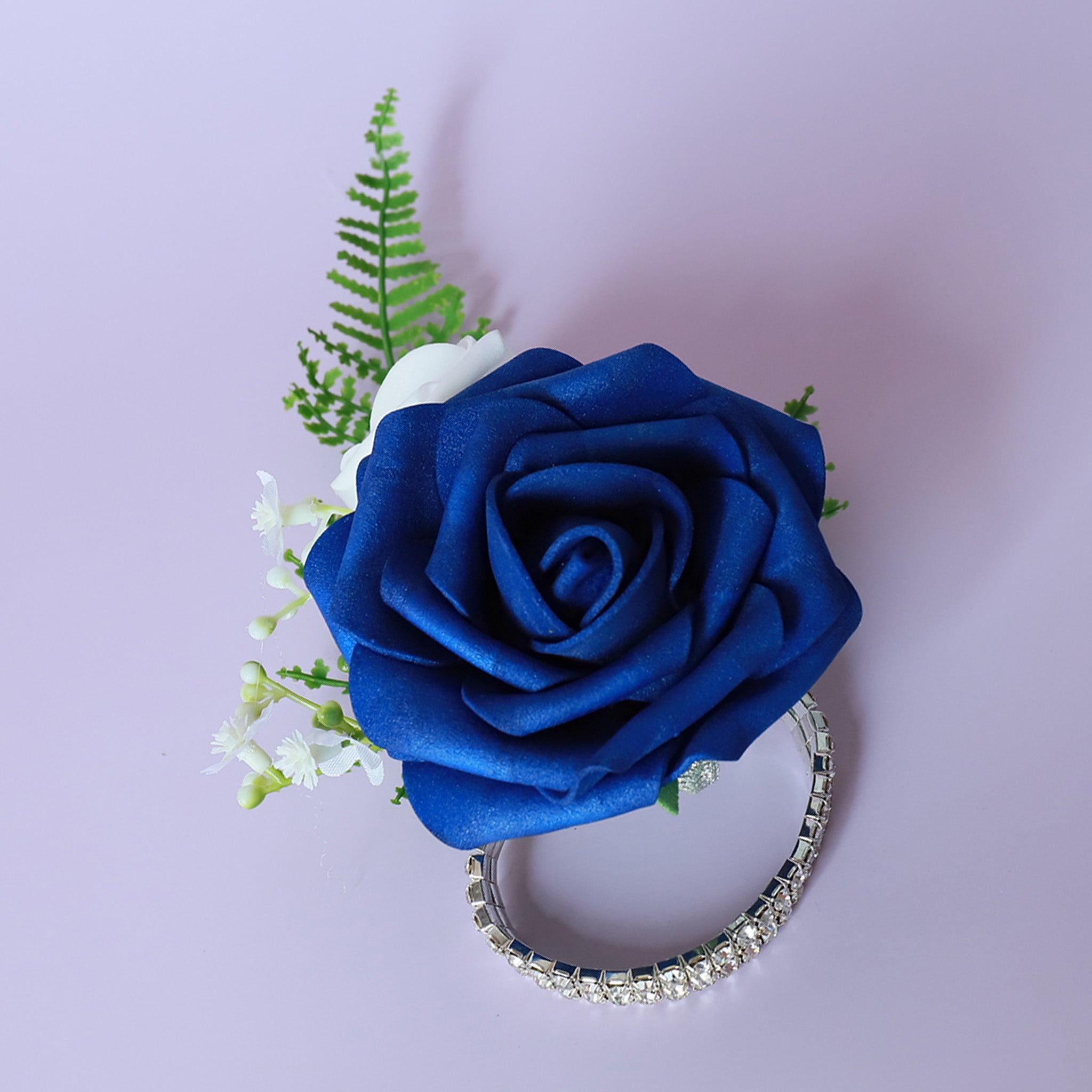 Wedding Bouquets Royal Blue and White Roses