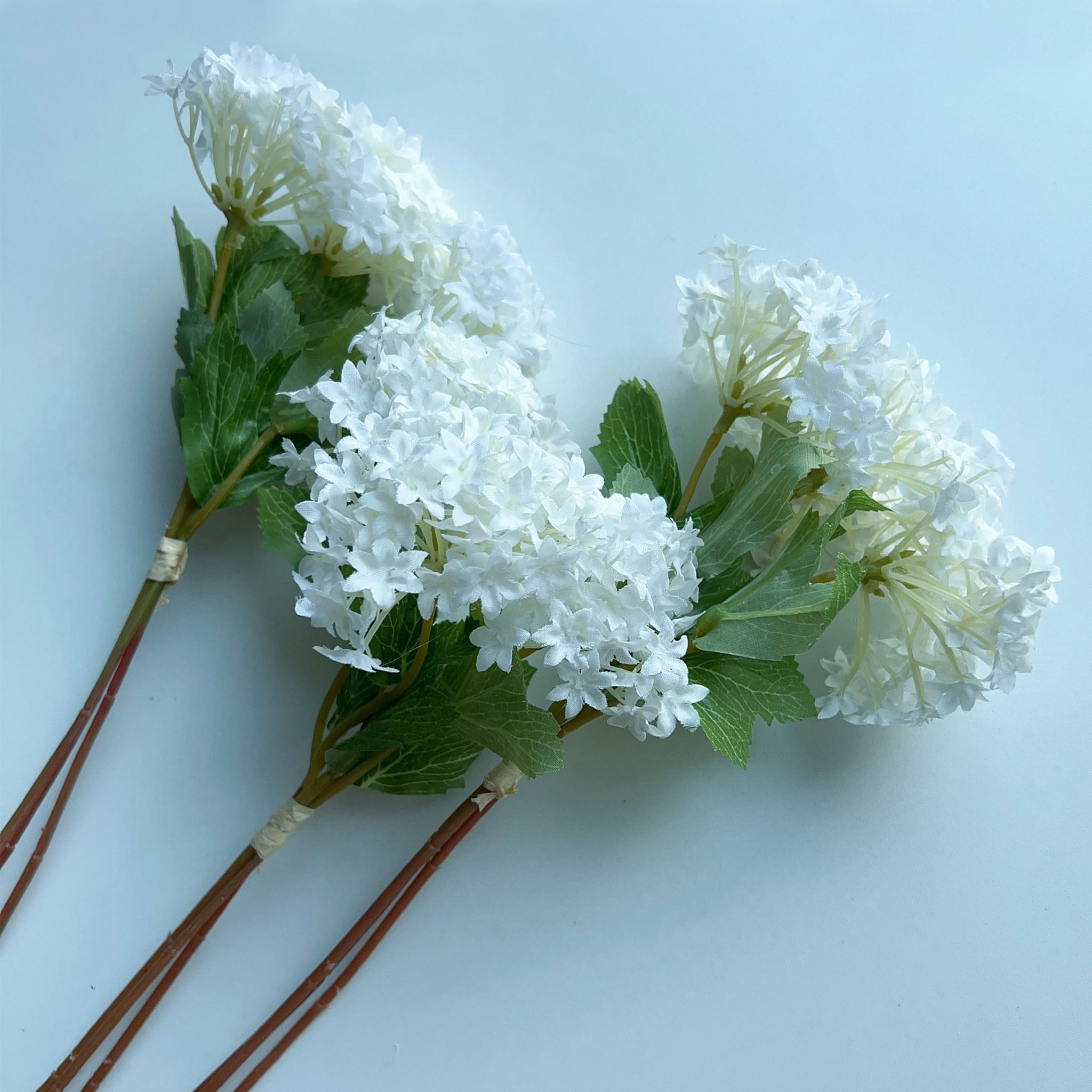 Faux Hydrangea Bundle Mini Hydrangeas Flowers