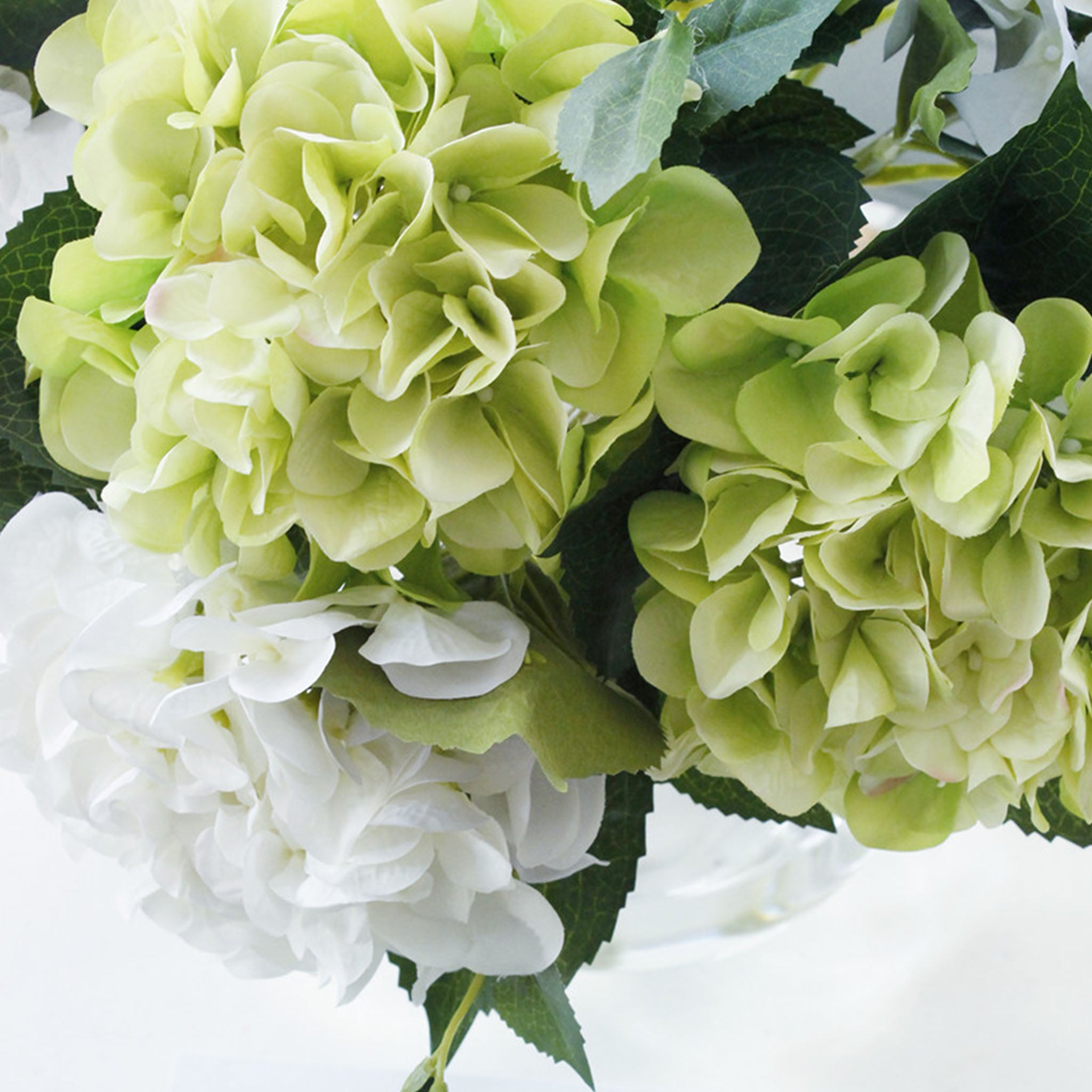 Artificial Hydrangea Silk Hydangea Flowers 6 inch