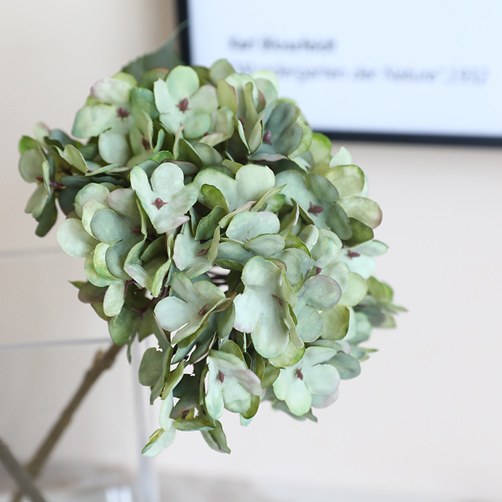 Realistic Painting Like Fake Hydrangea Flowers