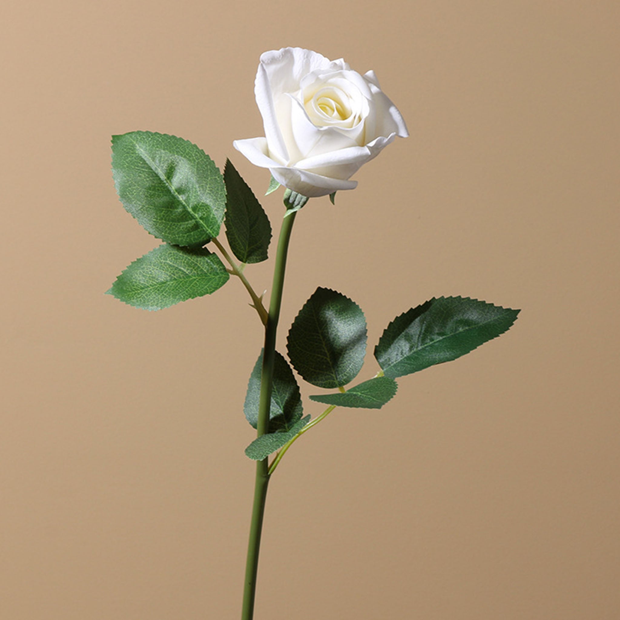 Realistic Flowers Real Touch Half Open Roses 22"