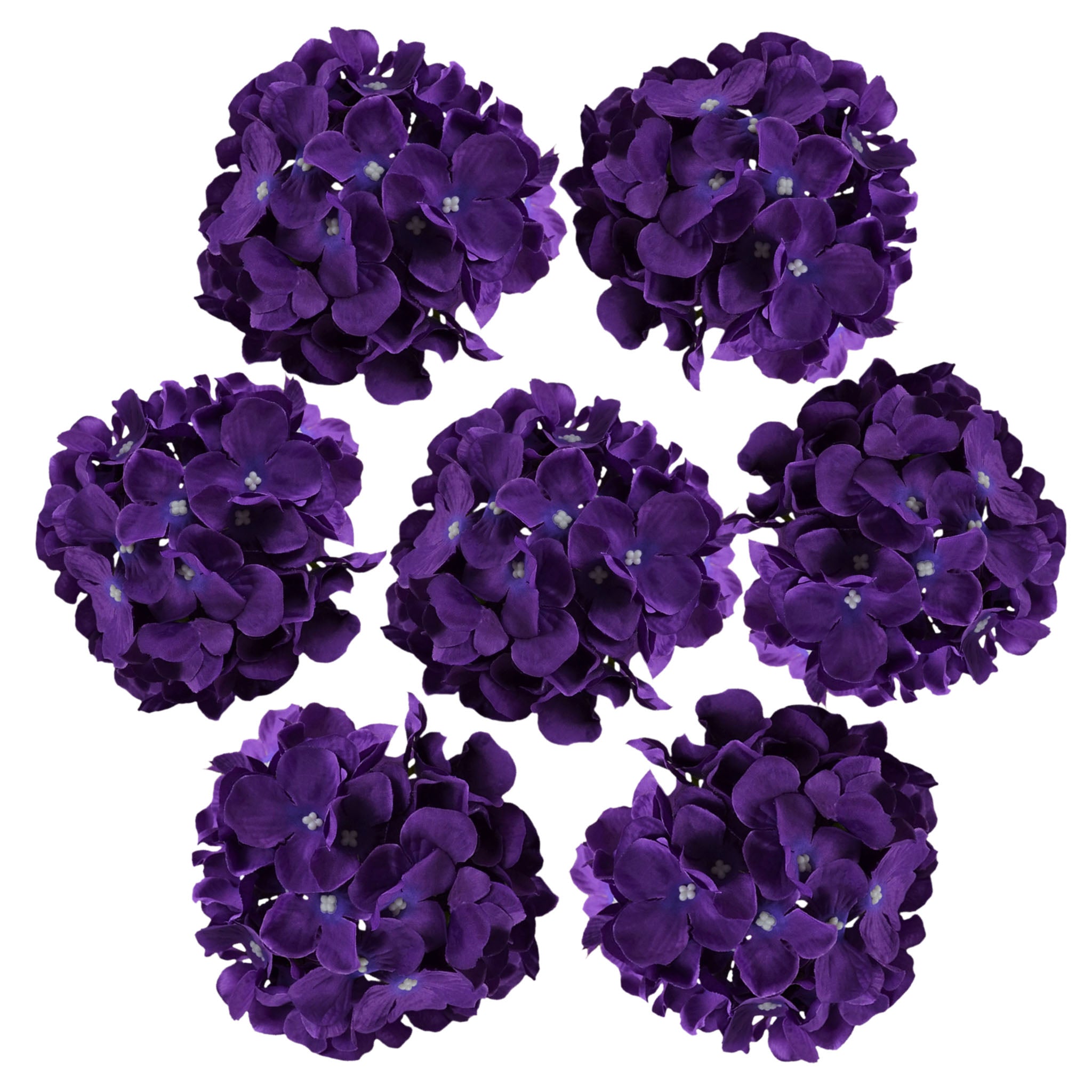 Silk Hydrangea Giant Flower Heads10pcs