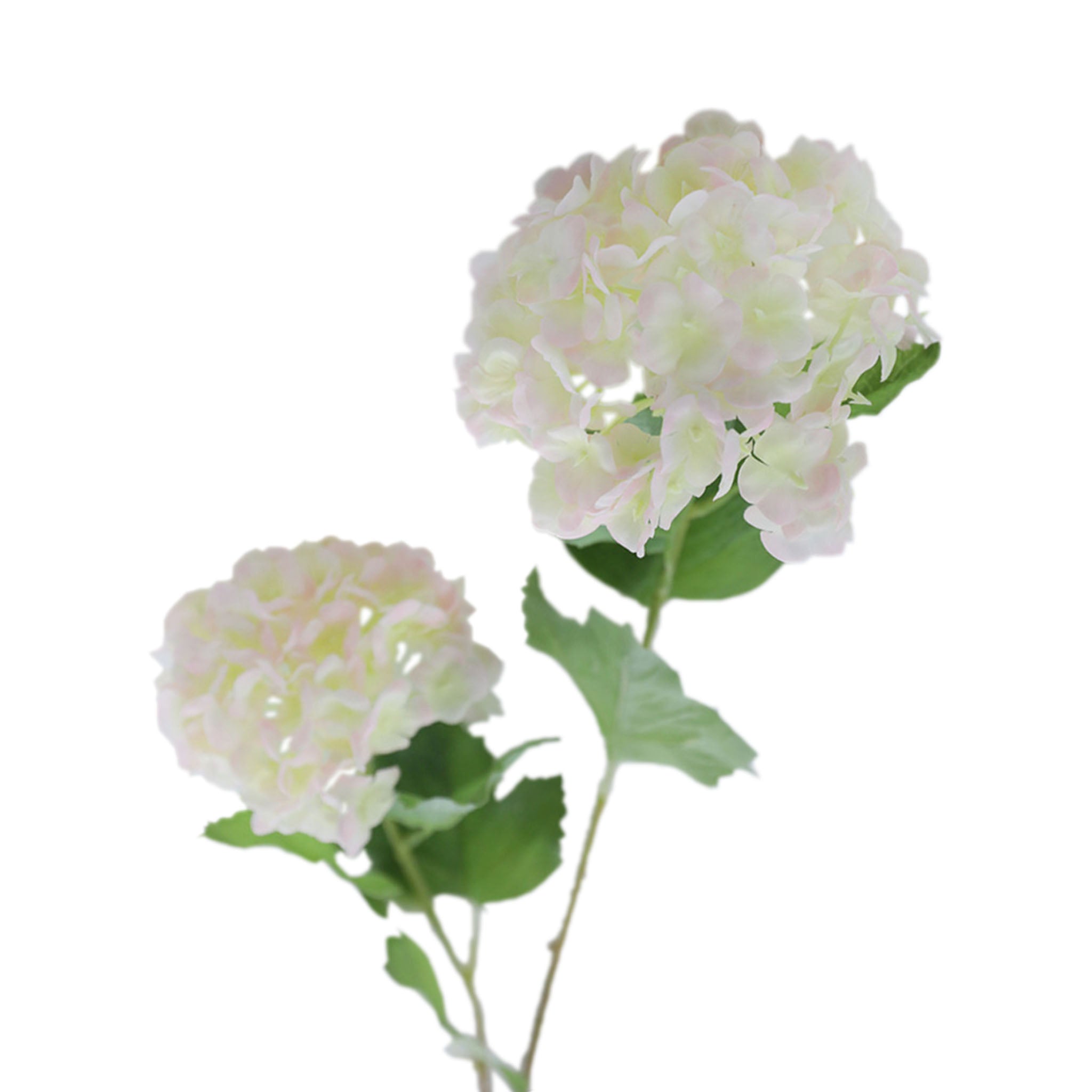 Artificial Snowball Hydrangea Branch 26"