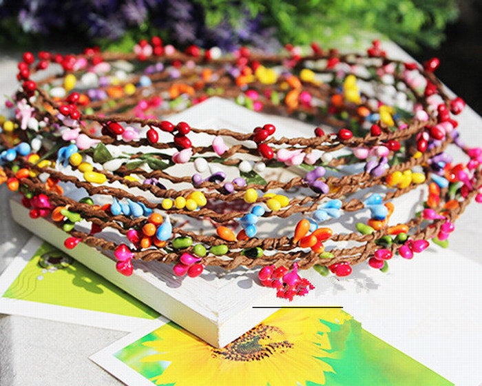 30 Artificial Pip Berry for Flower Wreath