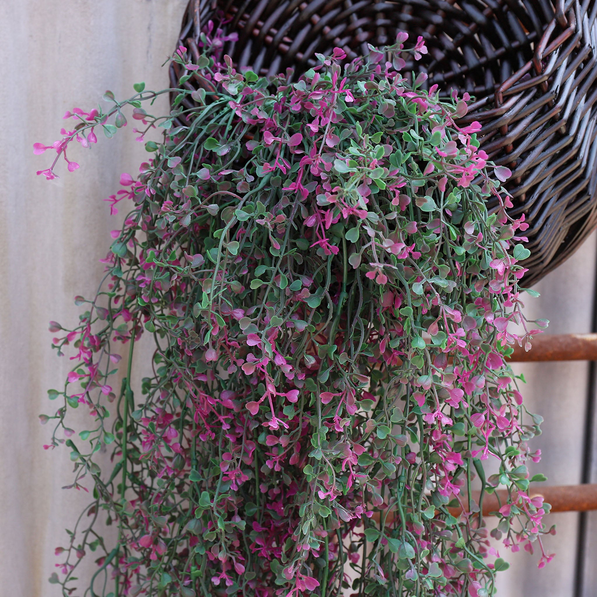 Plastic Hanging Plant Leaf Vines for Outdoor