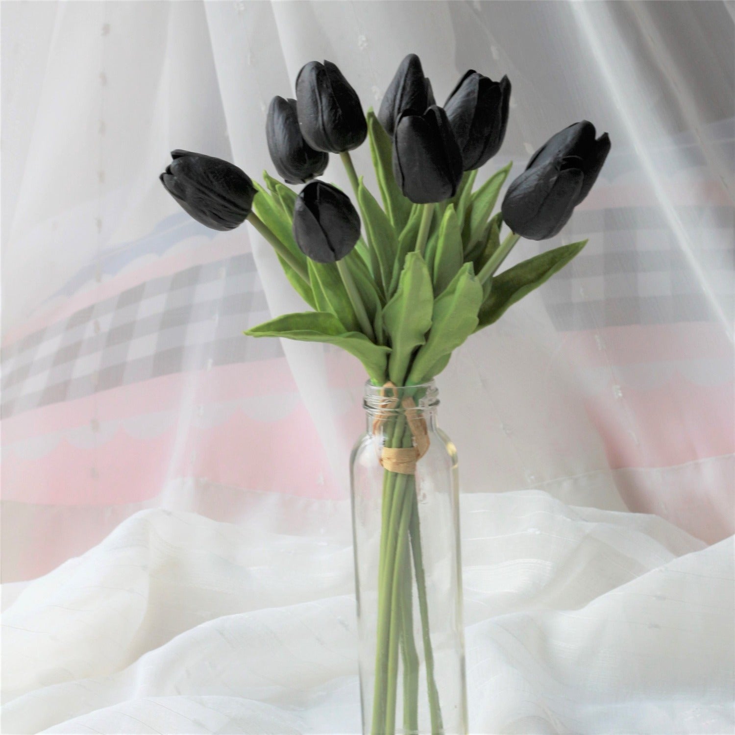 Black Tulip Flowers Artificial Wedding Flowers