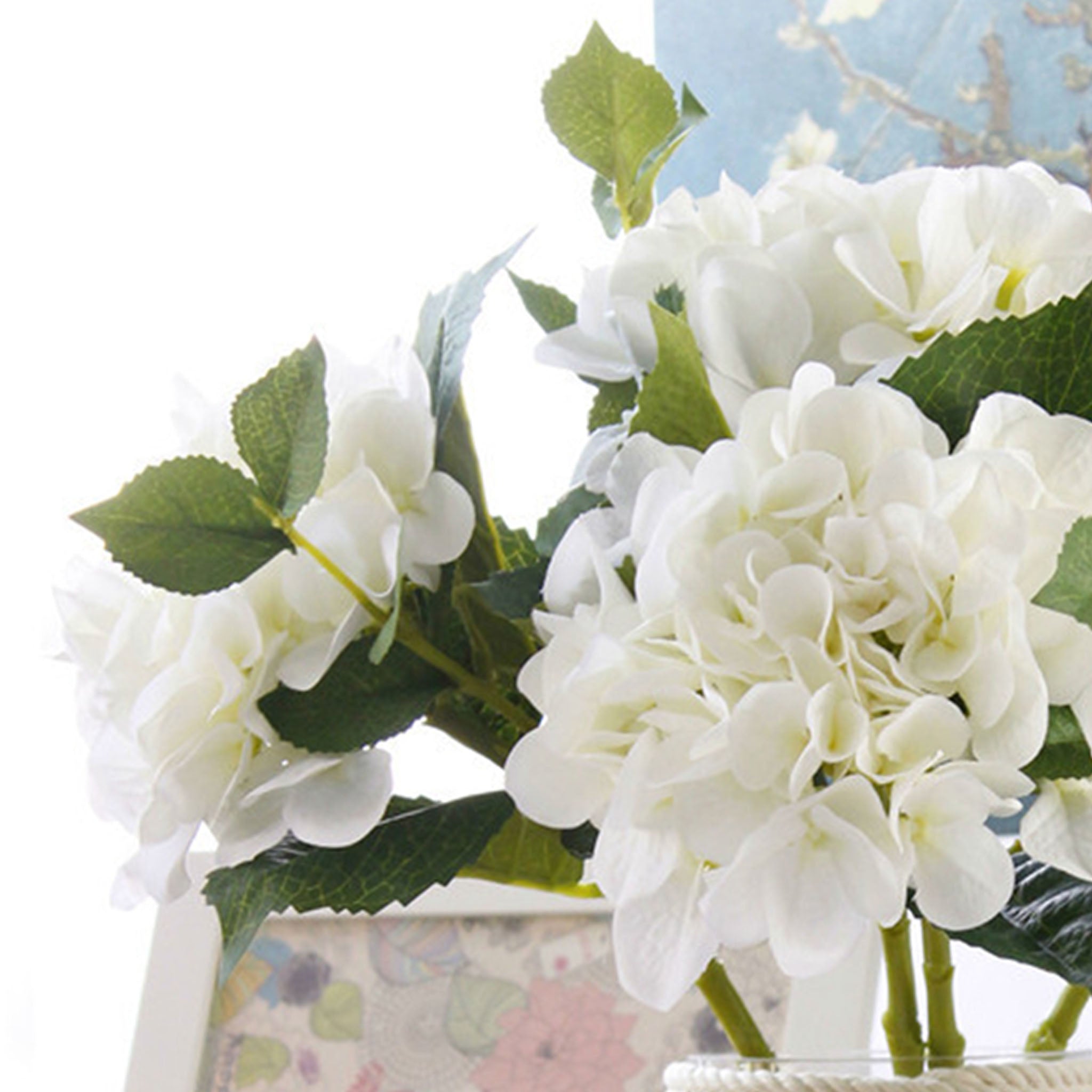 Artificial Hydrangea Silk Hydangea Flowers 6 inch