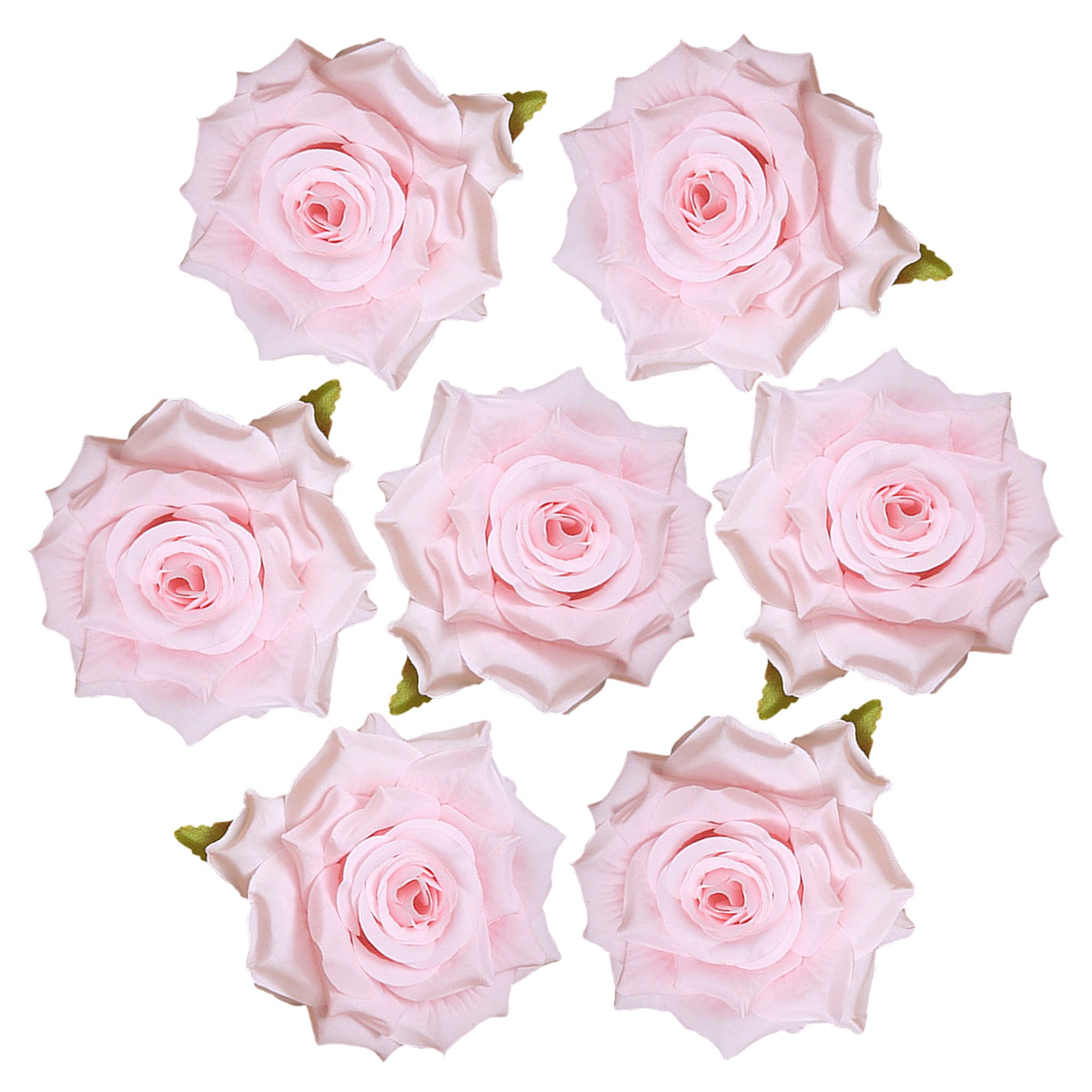 Fake Rose Heads 2.7 inch Flowers in Bulk