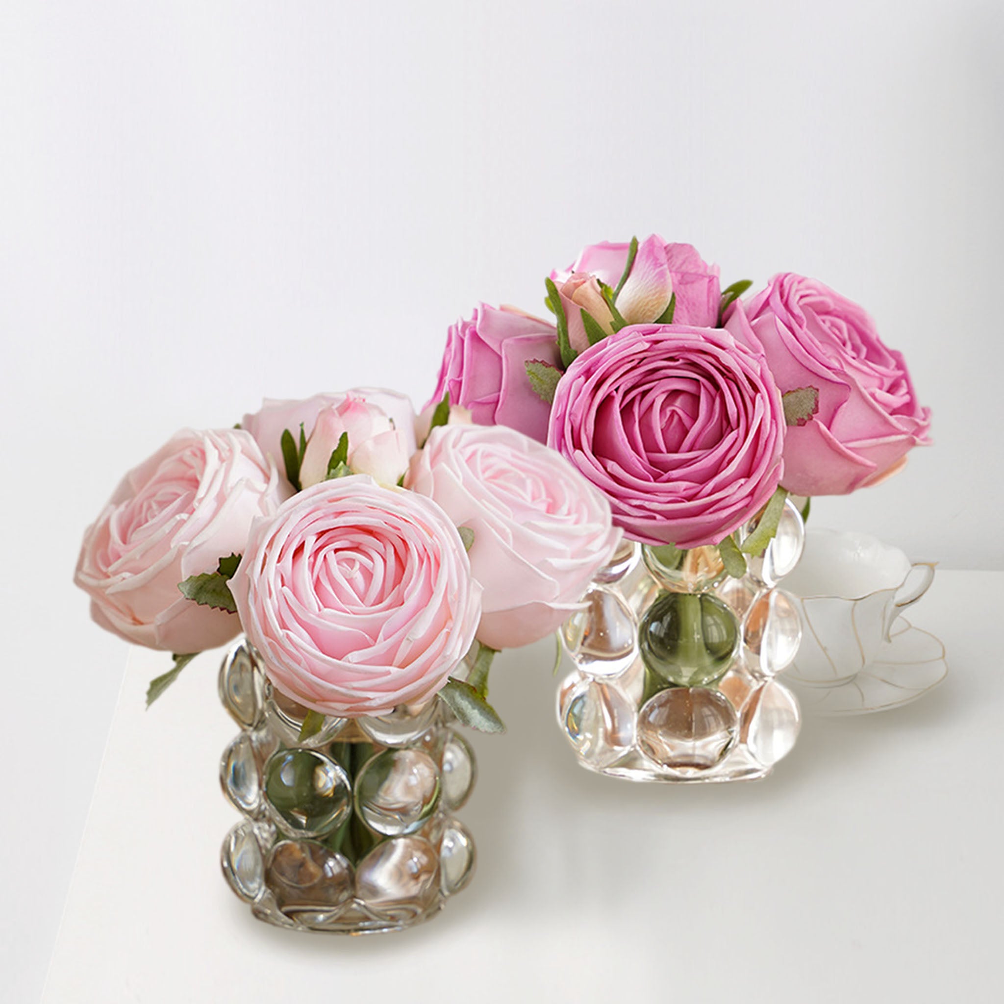 Realisic Fake Flowers Real Touch Rose Bouquet