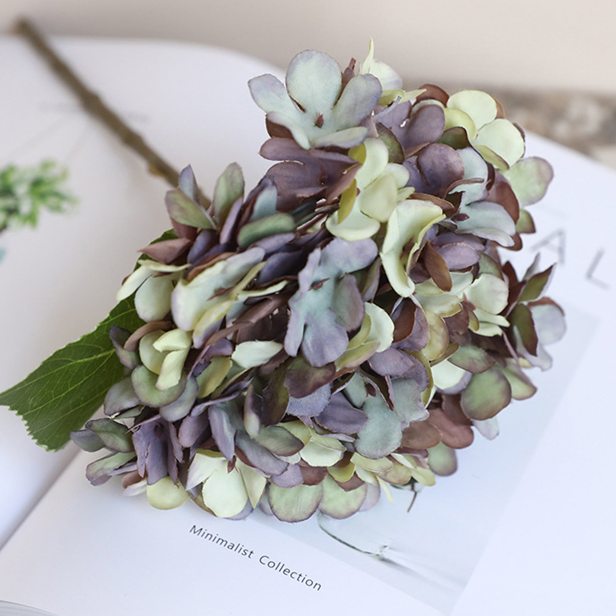 Realistic Painting Like Fake Hydrangea Flowers