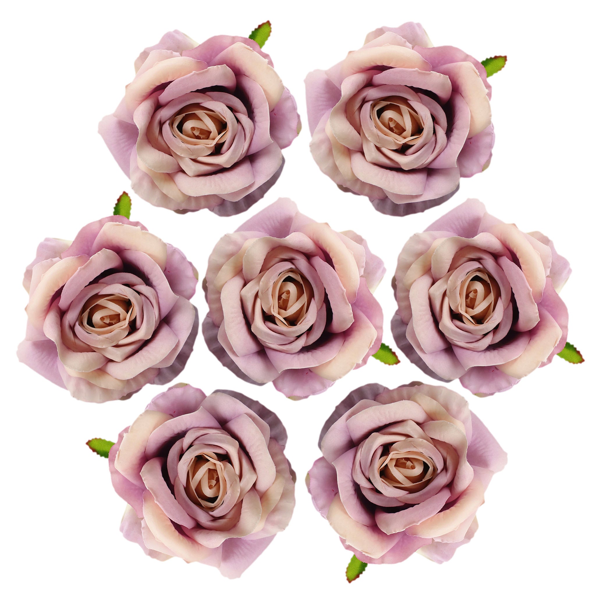 Large Silk Roses Bulk Artificial Flower Heads