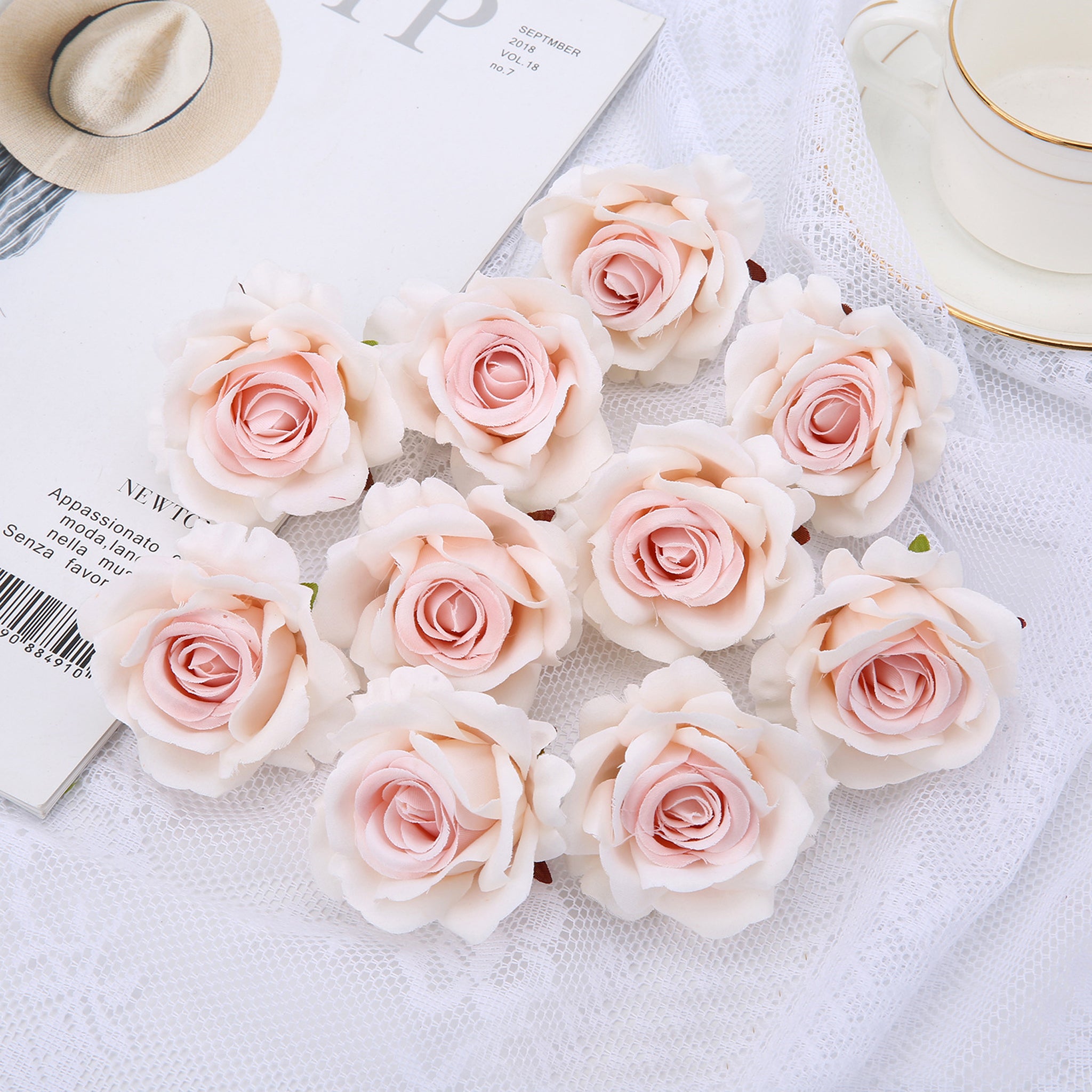 Artificial Small Roses Bulk Silk Flowers