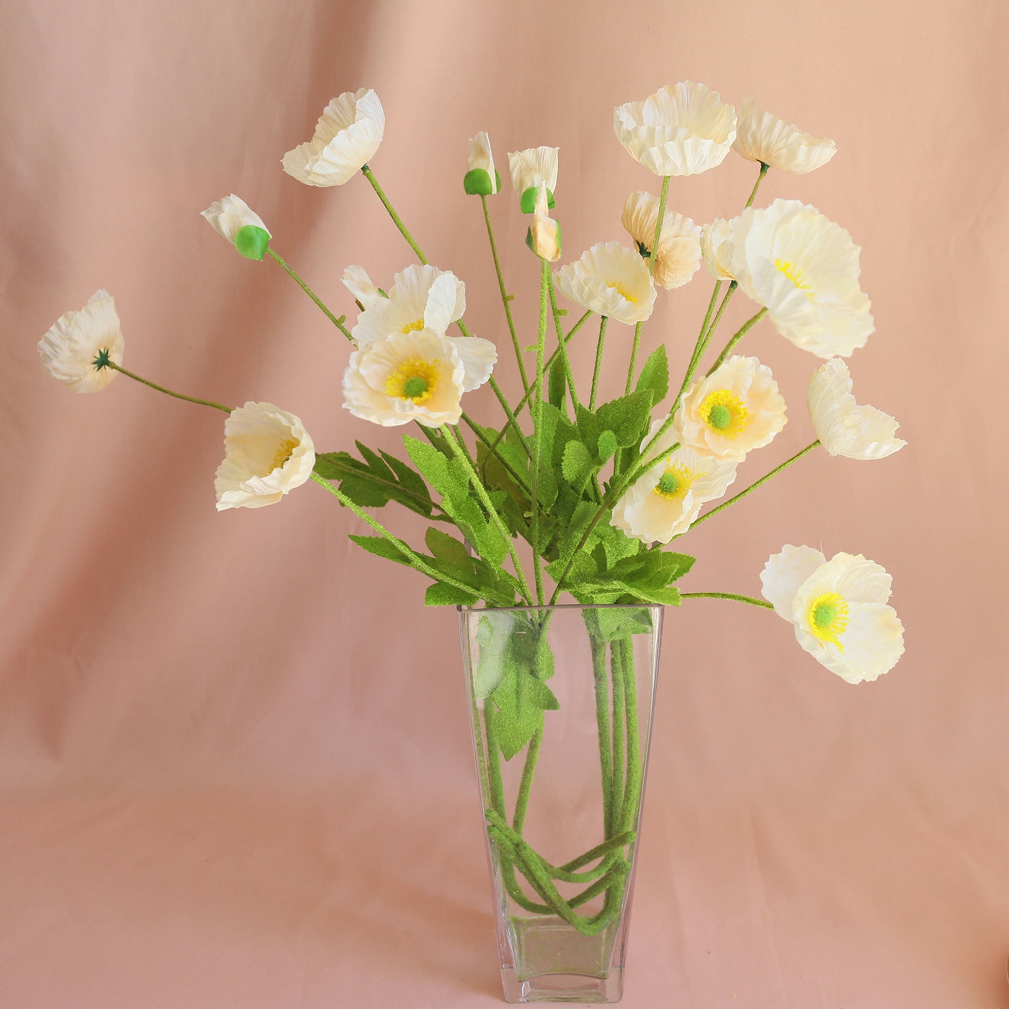 Artificial Poppies Silk Poppy Flowers