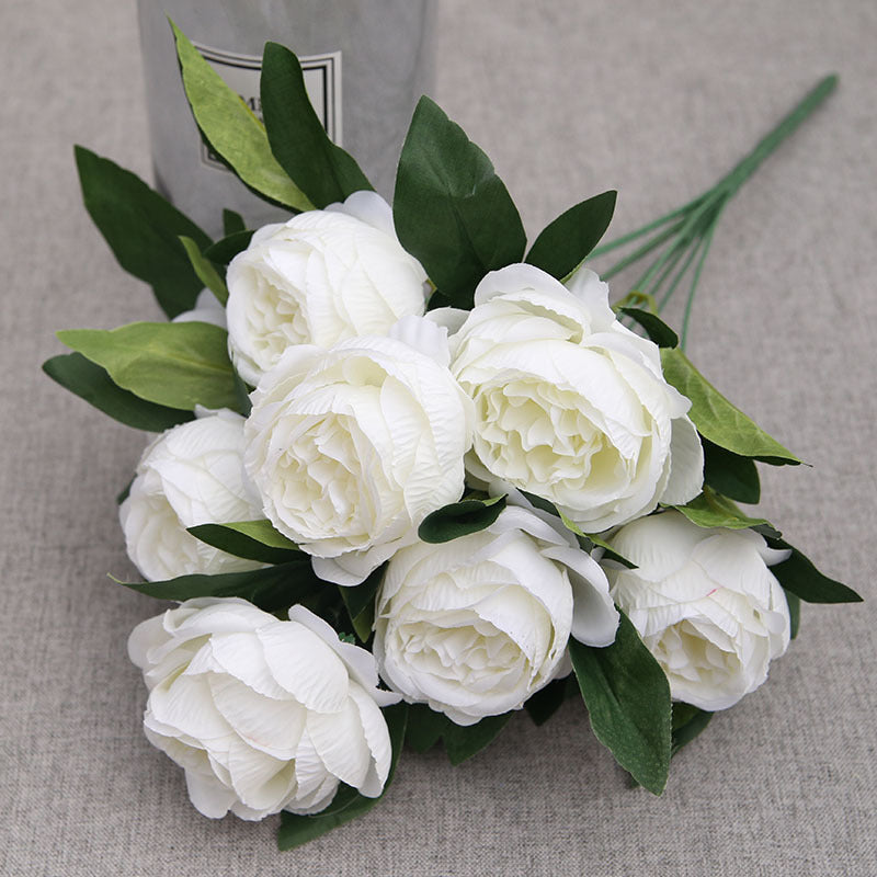 Silk Peony Flower Branches for Flower Arrangements