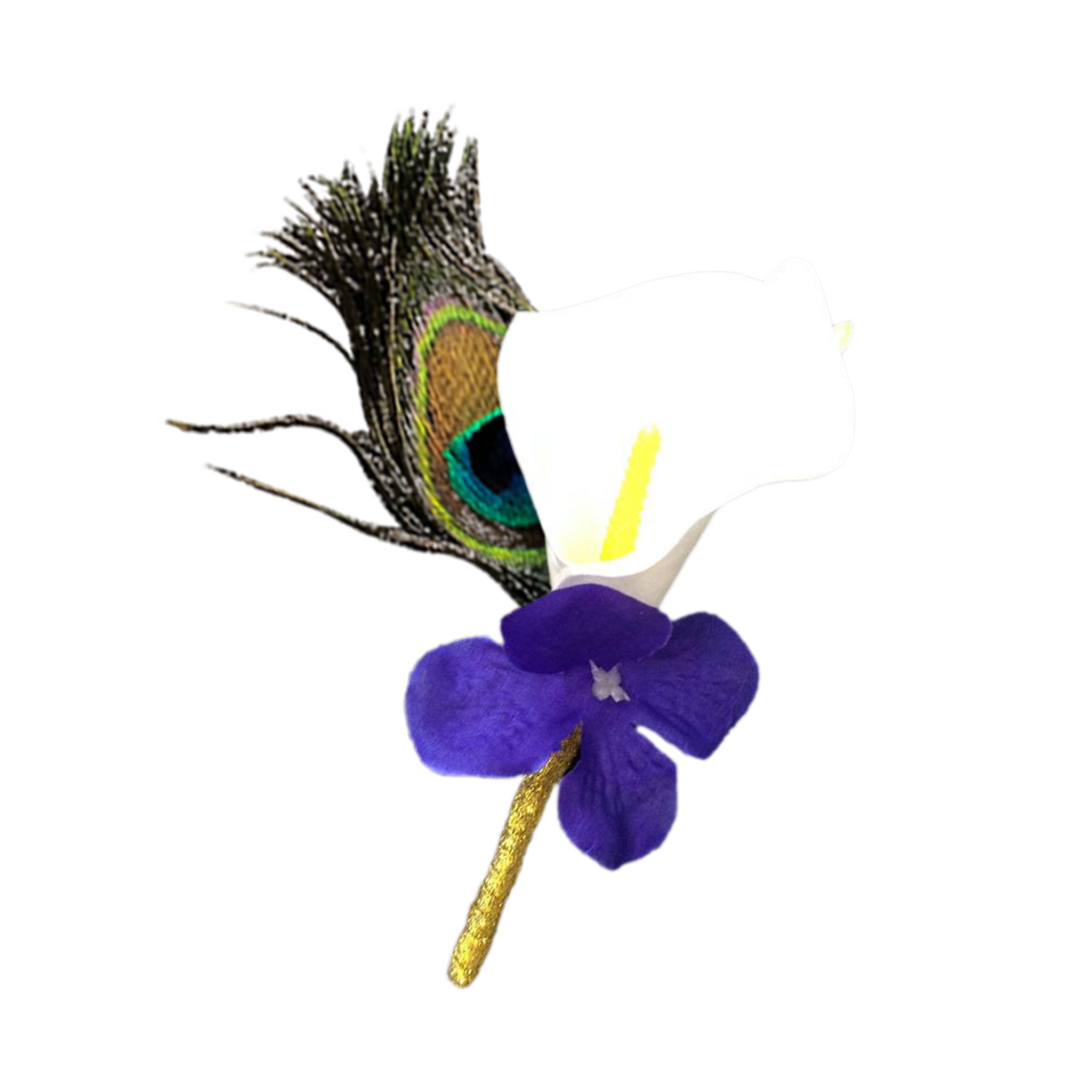 Prom Boutonnieres White Calla Lily Corsages and Boutonnieres