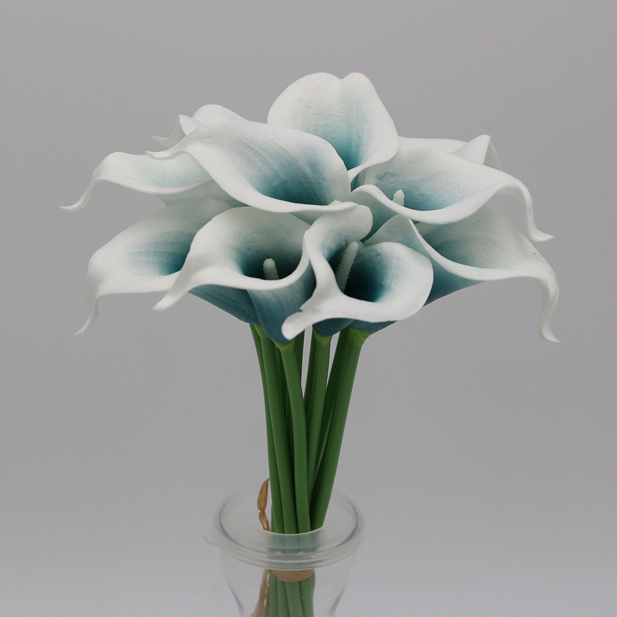 Oasis Teal Wedding Flowers Teal Blue Calla Lily Bouquet