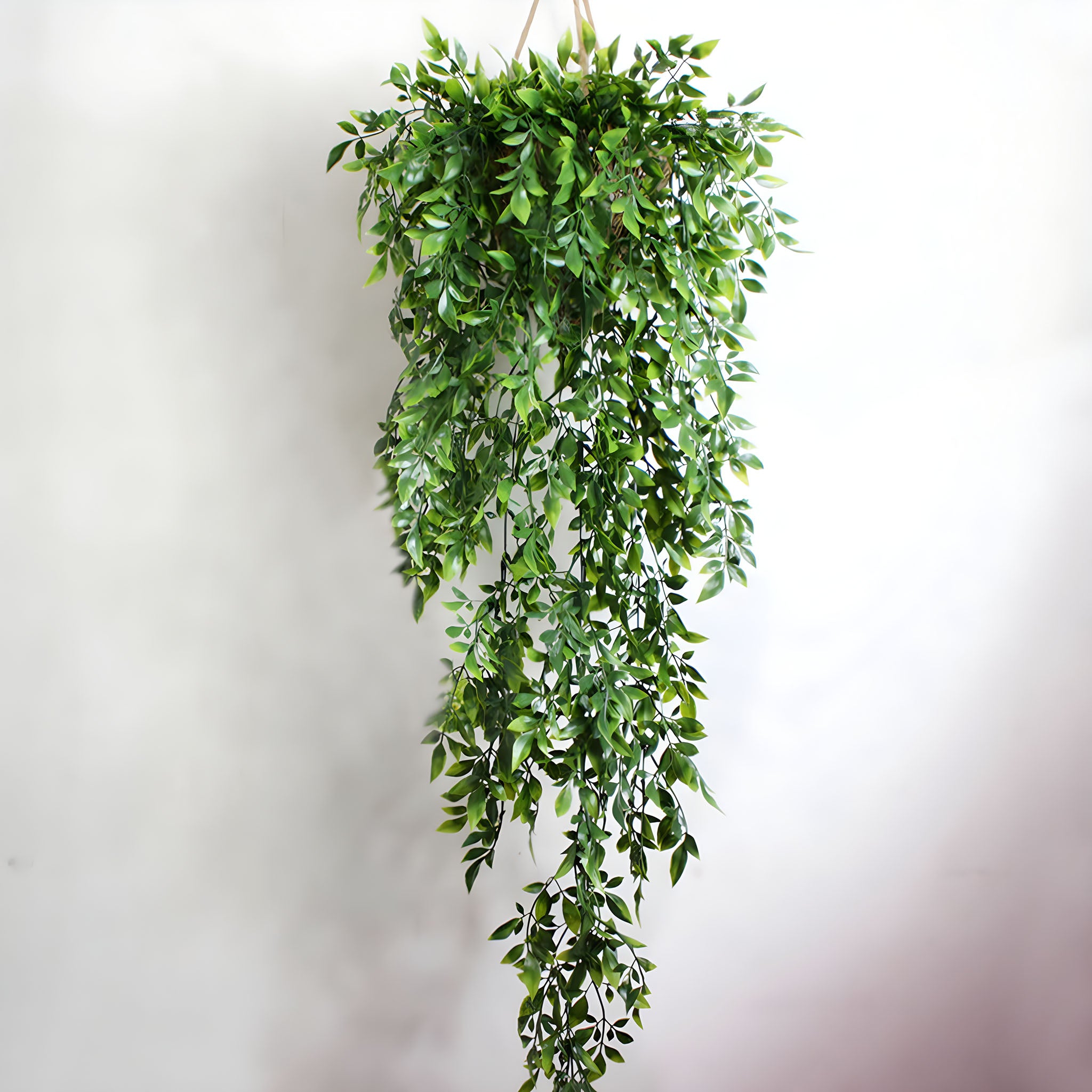 Plastic Fake Hanging Plants for Indoor Wall Decor