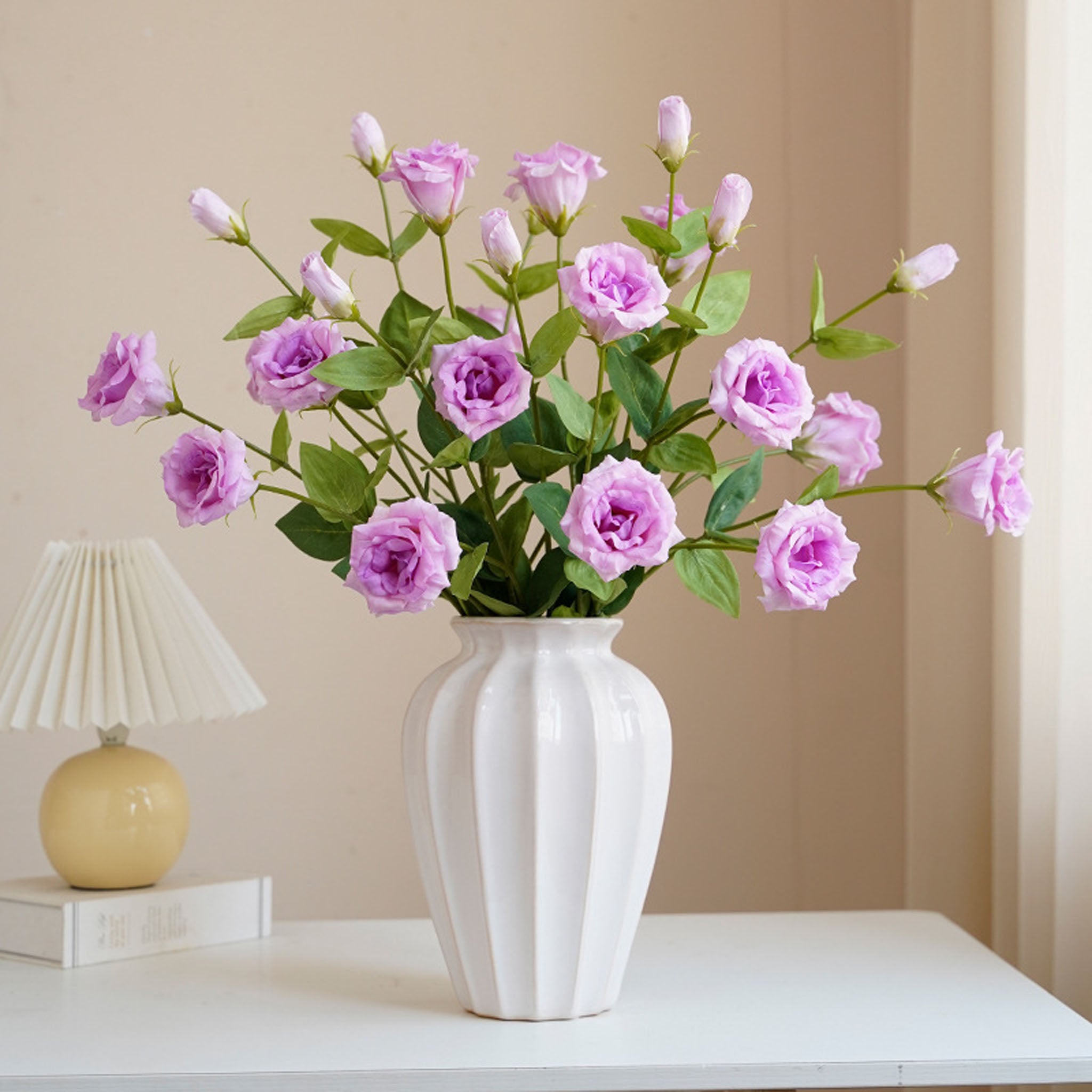 Real Touch Lisianthus Artificial Flowers 28"