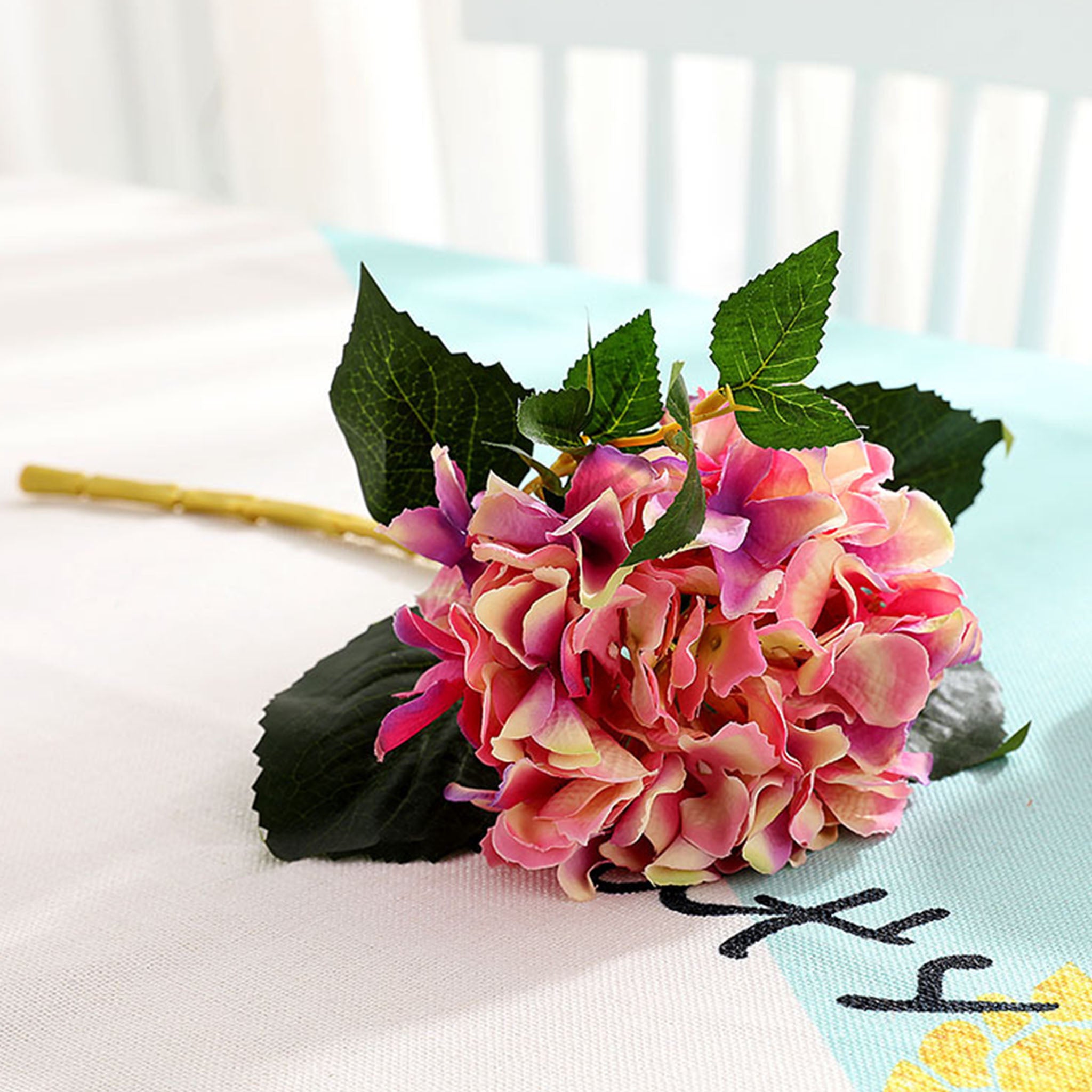 Artificial Hydrangea Flowers Tall 17 inch