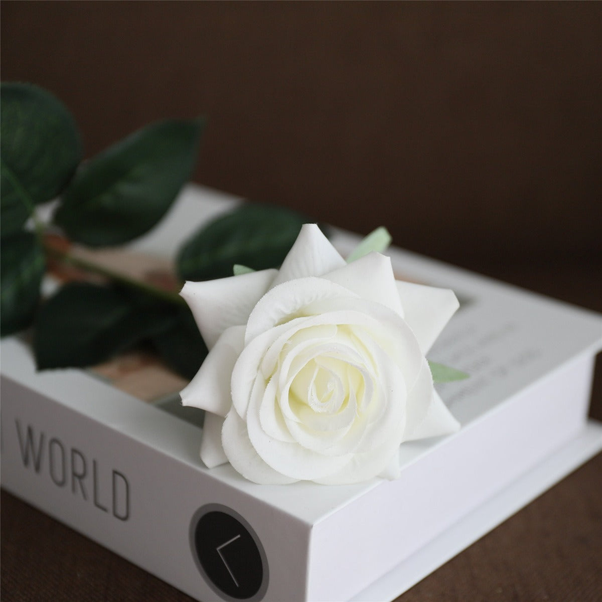 Latex Roses Silk Flowers Artificial 10 Stems for Home Decor