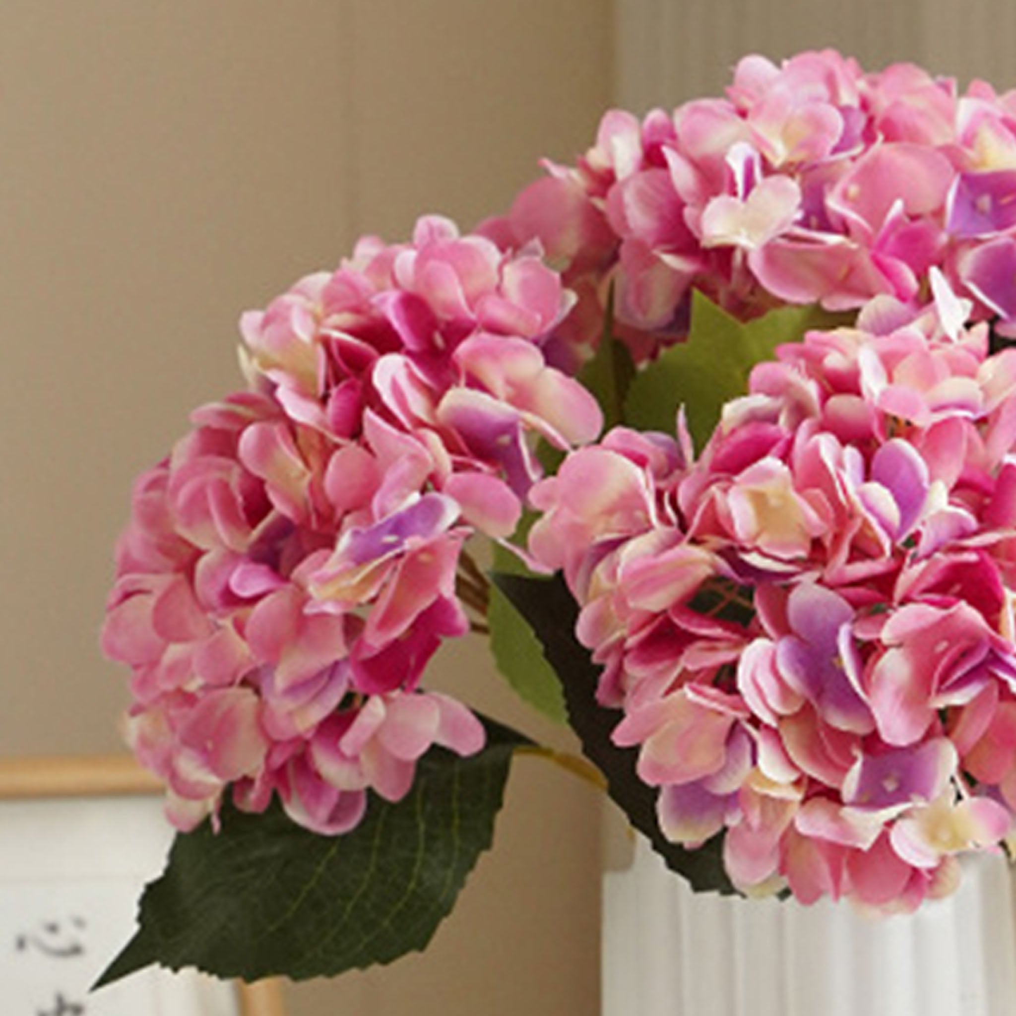 Artificial Hydrangea Bush for Flower Arrangement