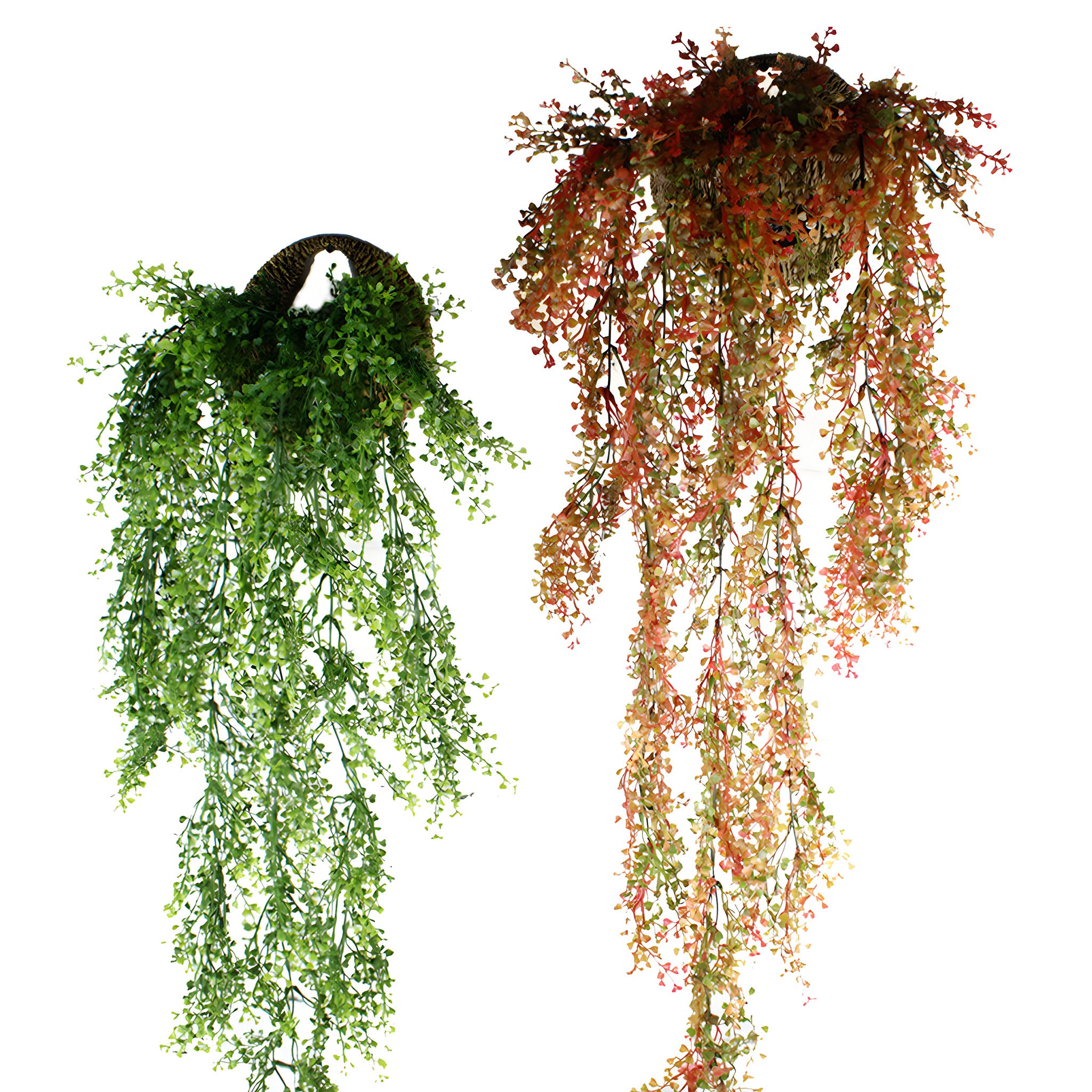 Hanging Vines Artificial Hanging Plants Plastic Outdoor Plants
